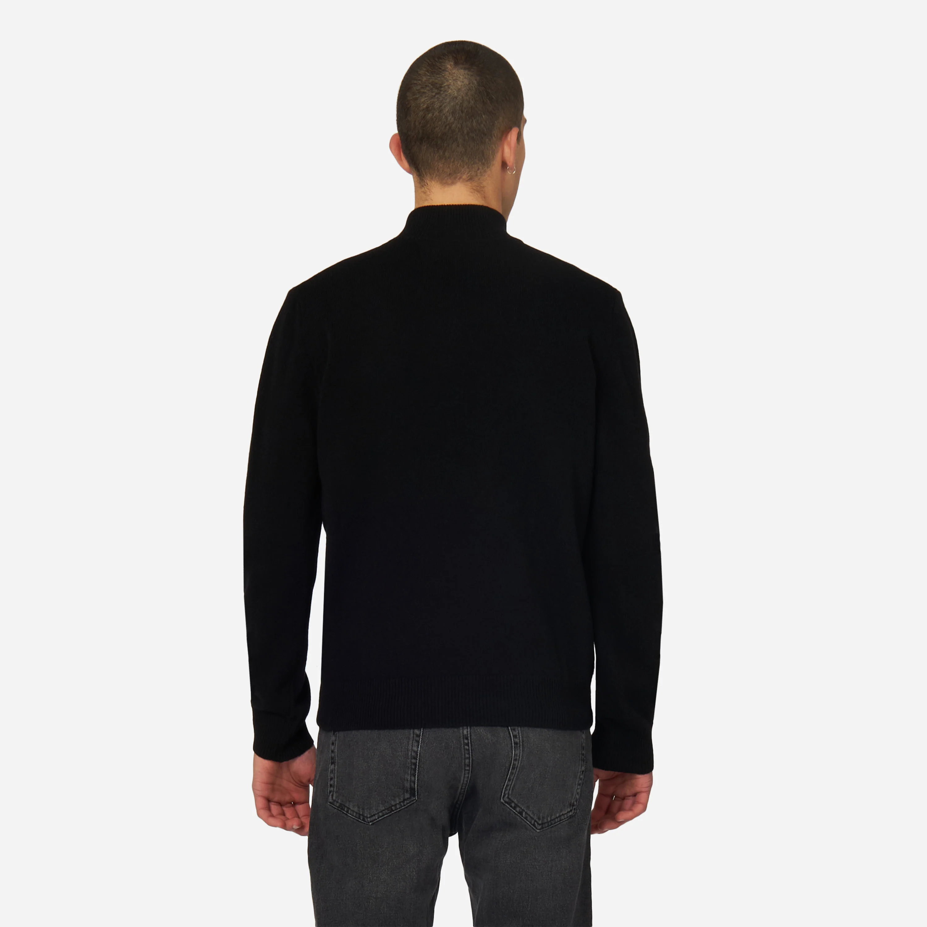 PULLOVER A COLLO ALTO CON ZIP MILAN COLLEZIONE GOLD ESSENTIAL - Image 7