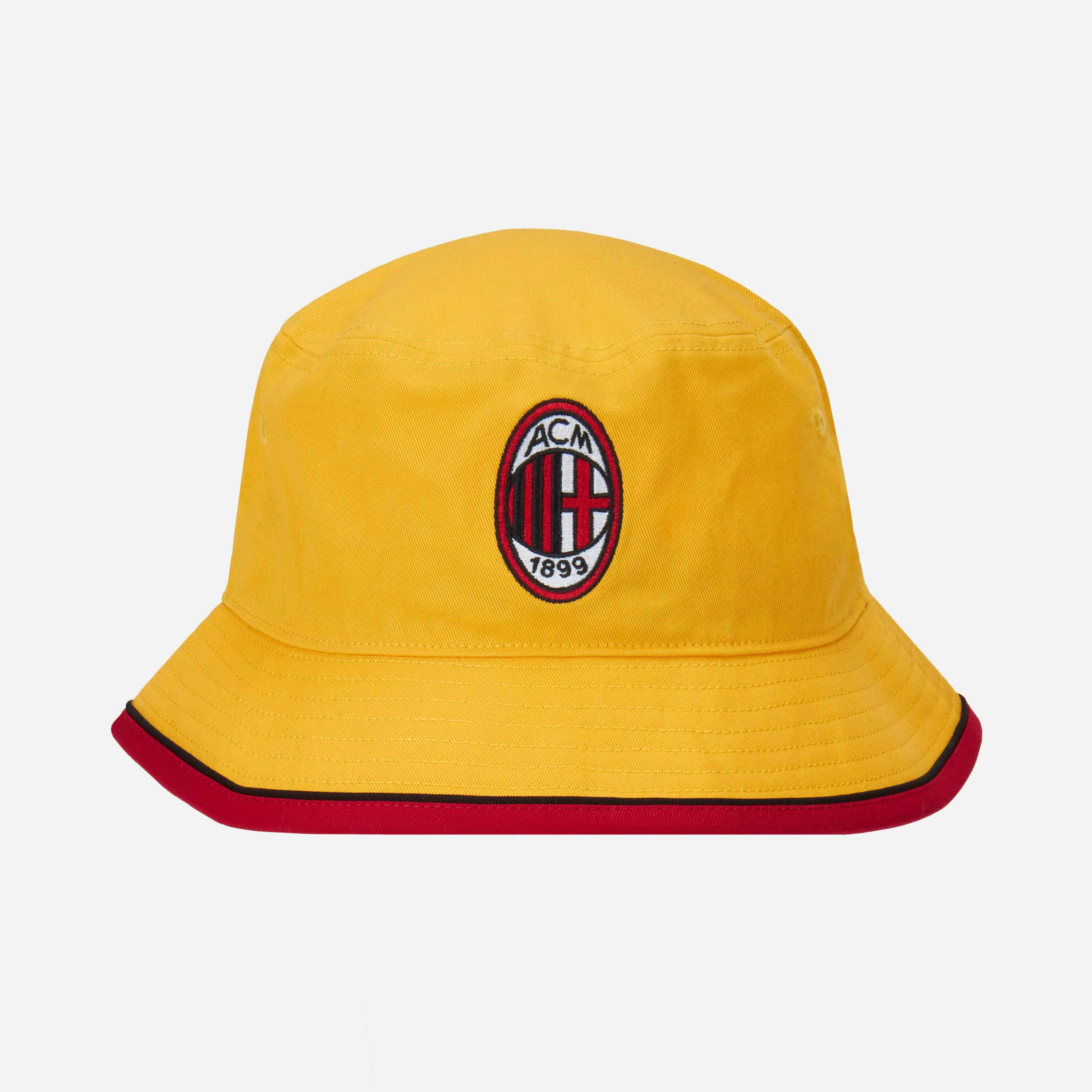 BUCKET HAT GIALLO NEW ERA X AC MILAN CON LOGO - Image 2