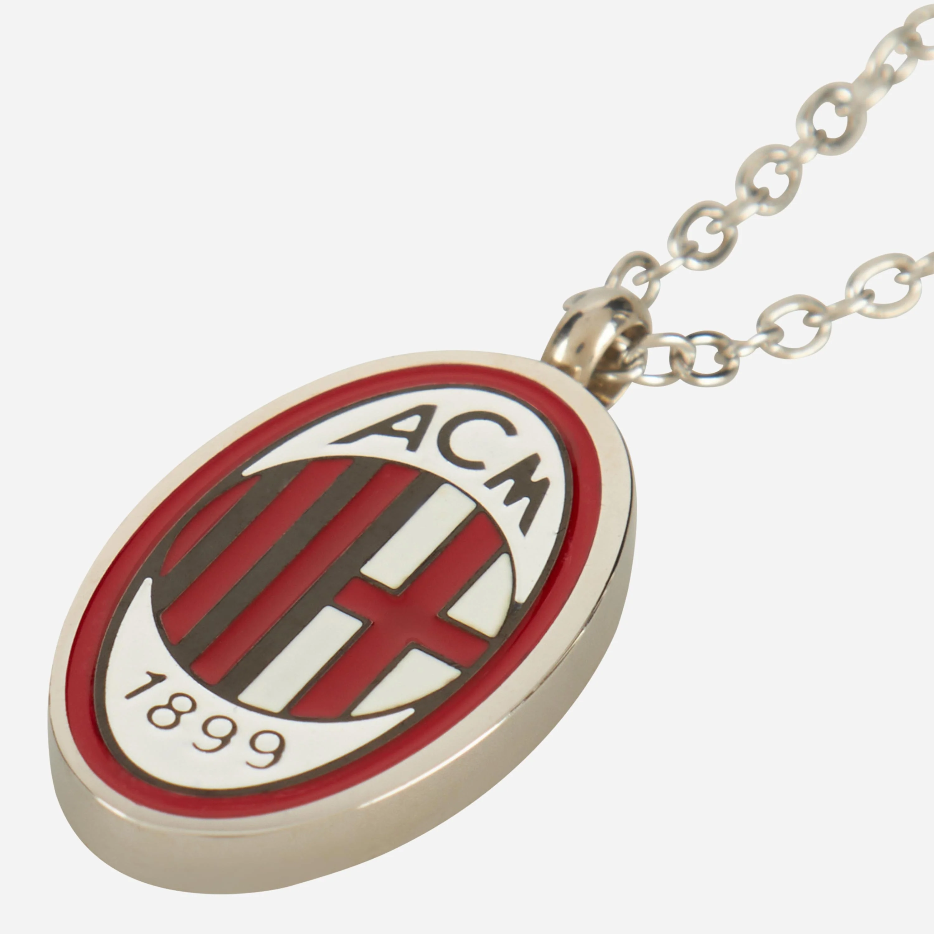 MEDAGLIA MILAN IN ACCIAIO 316L CON SMALTO - Image 3