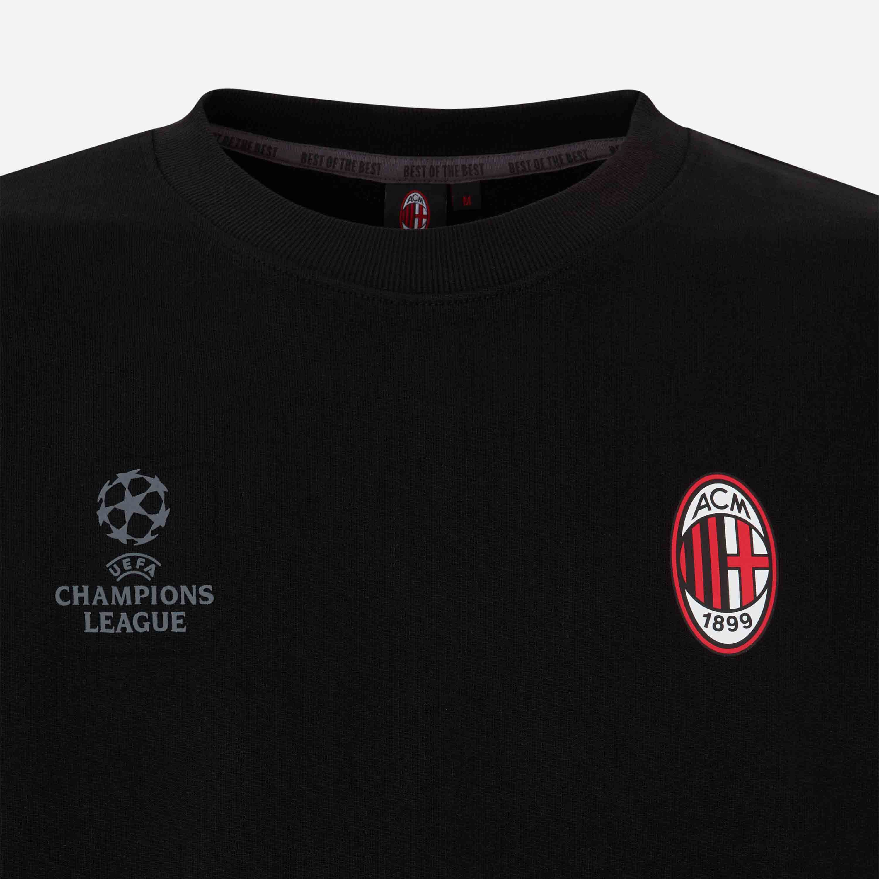 FELPA GIROCOLLO MILAN CON STAMPA CHAMPIONS - Image 3