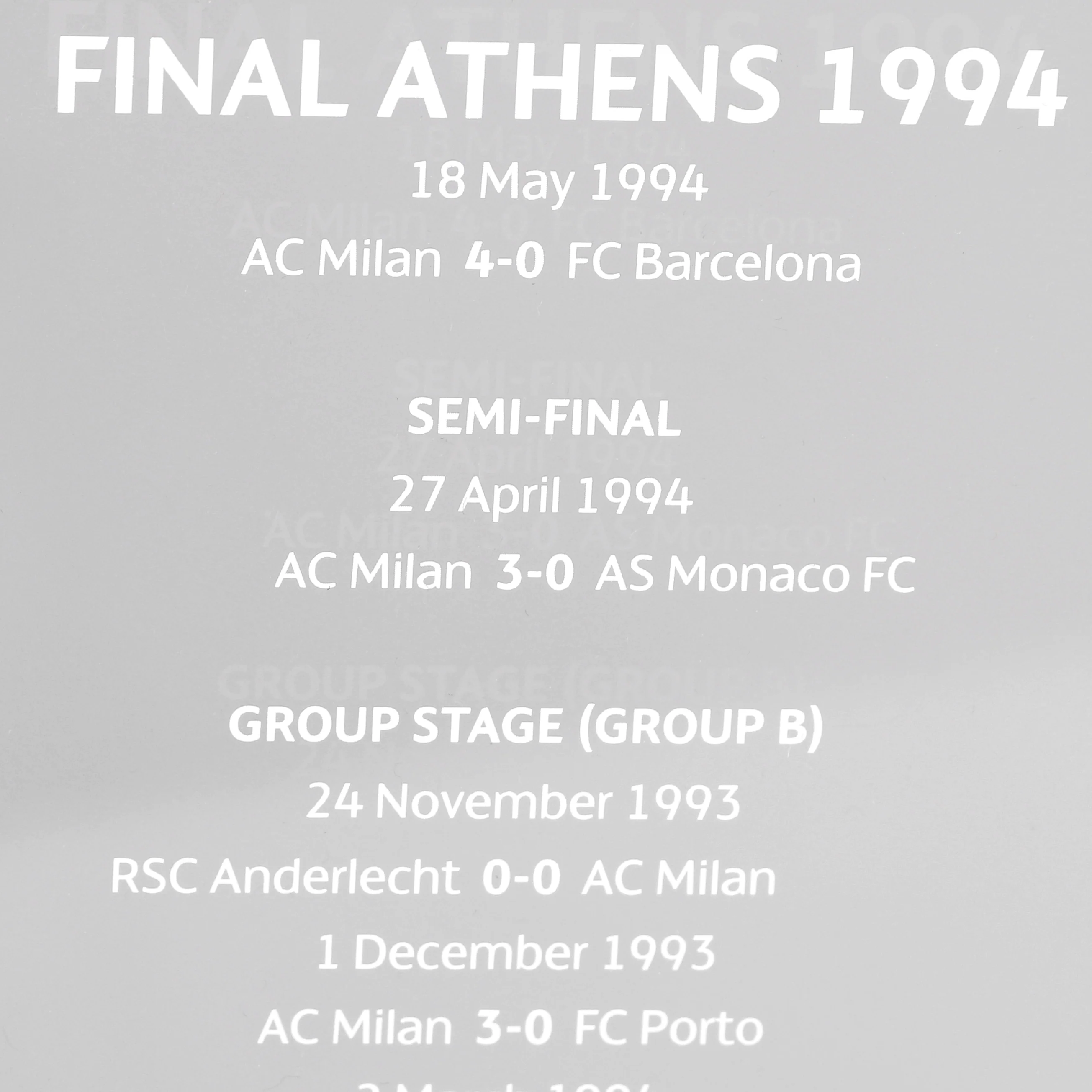 AC Milan Le Livre Ouvert (150 mm)1994 - Image 2