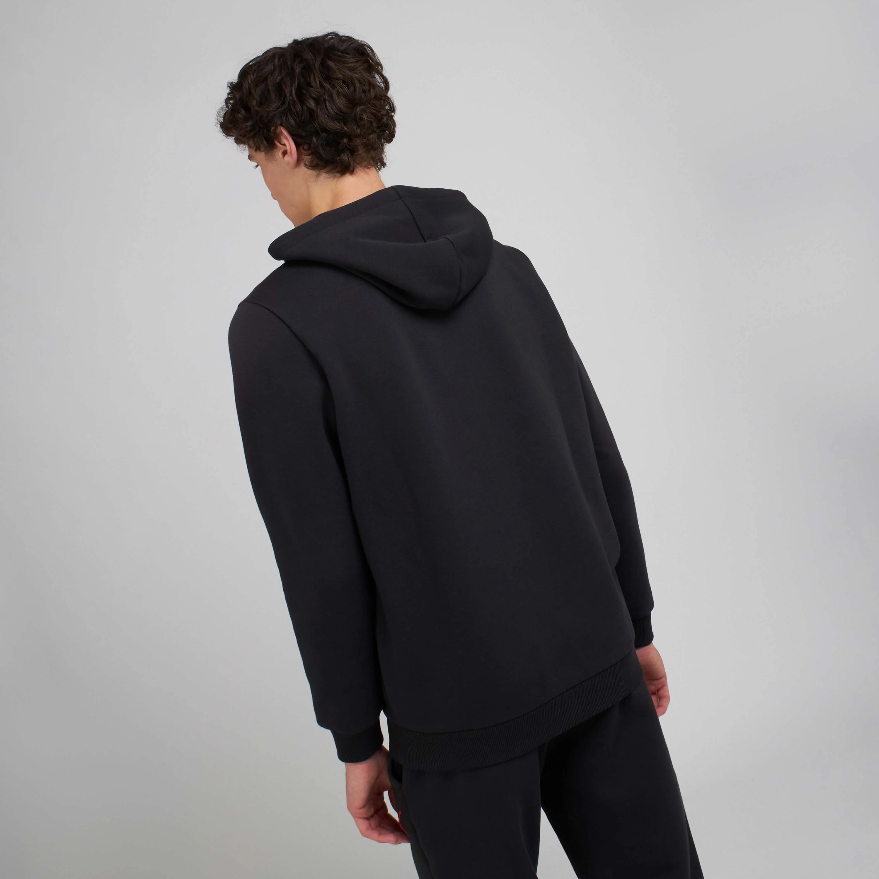 FELPA CON ZIP MILAN ESSENTIAL NERA - Image 5
