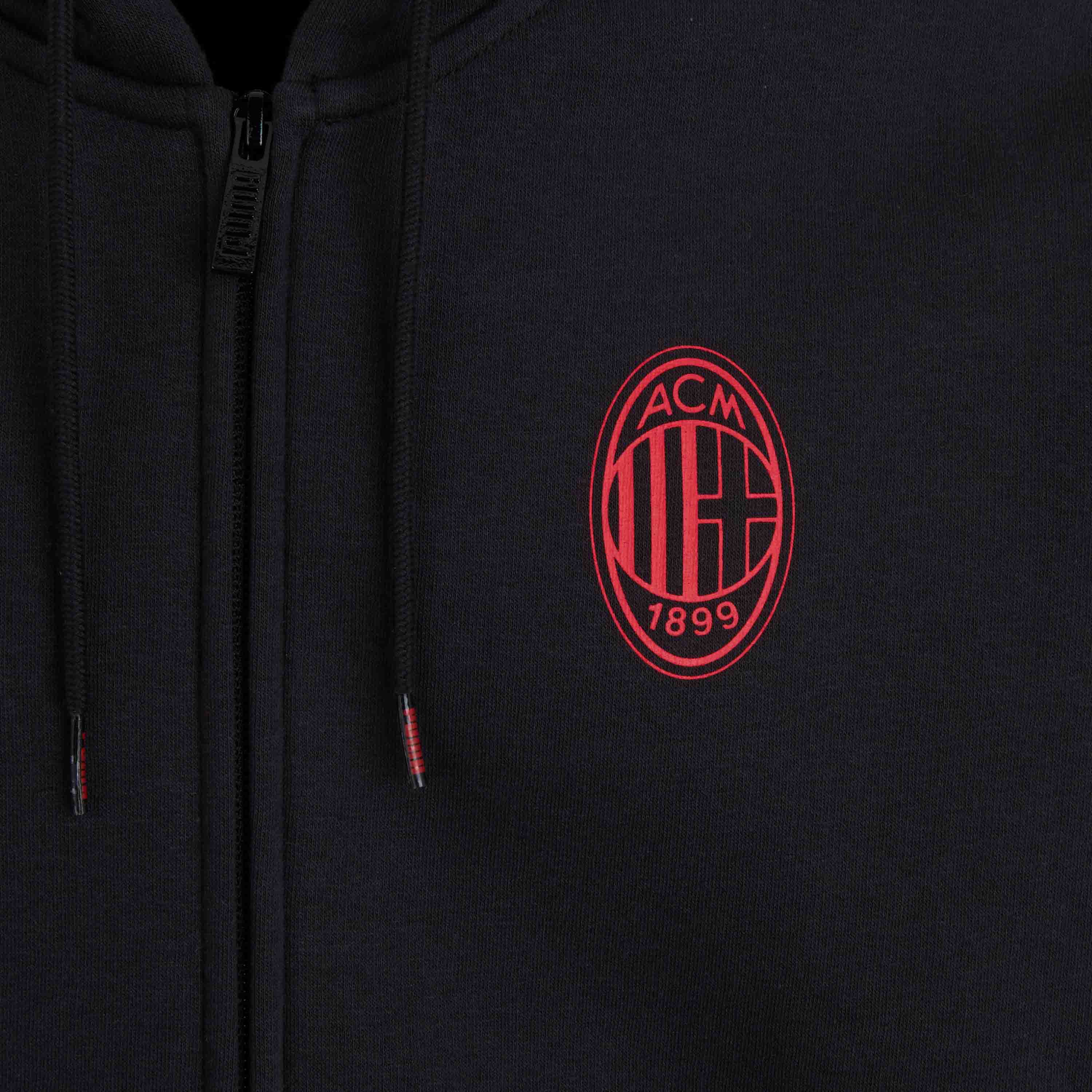 FELPA CON ZIP MILAN ESSENTIAL NERA - Image 8