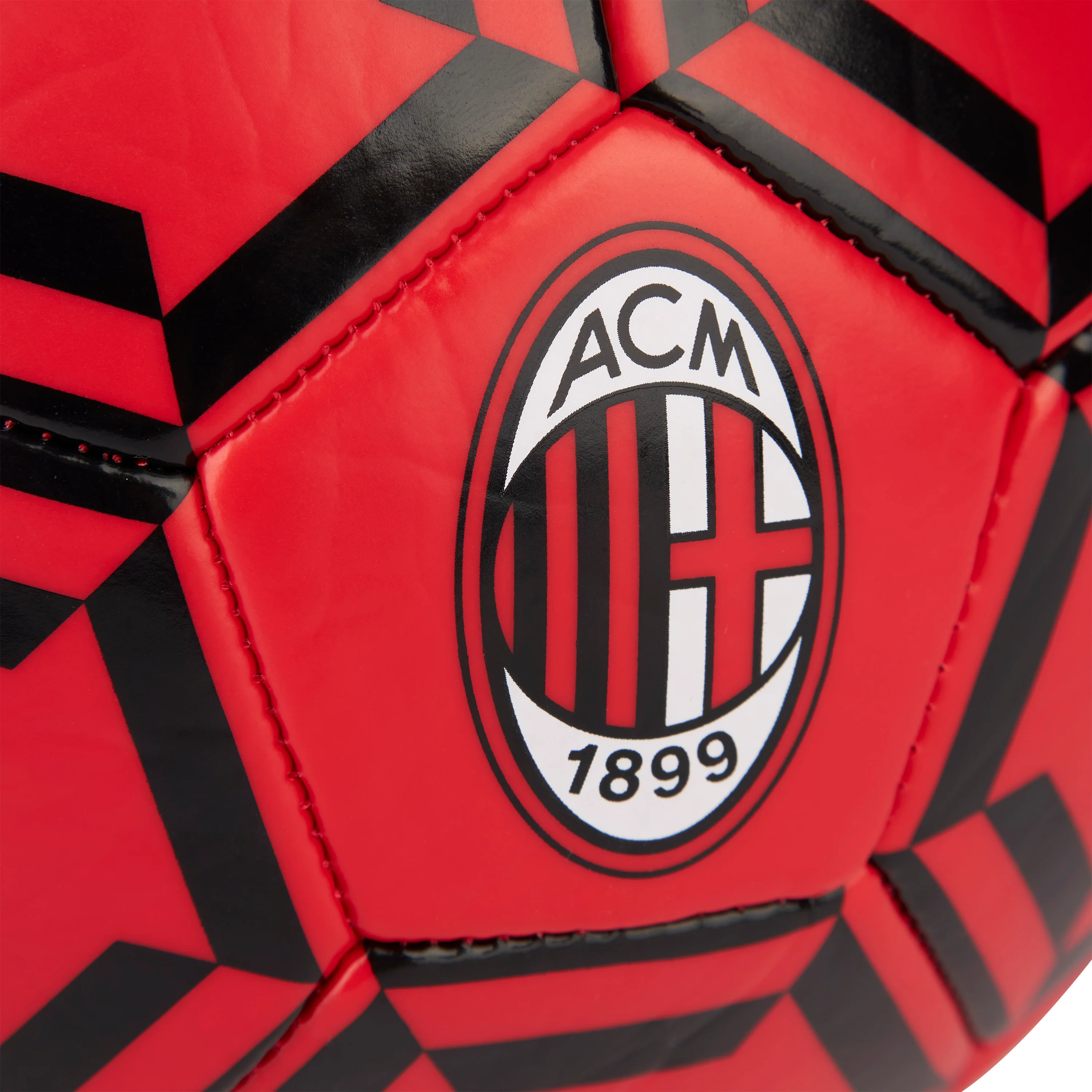MINI PALLONE MILAN ROSSO CON LOGO - Image 3