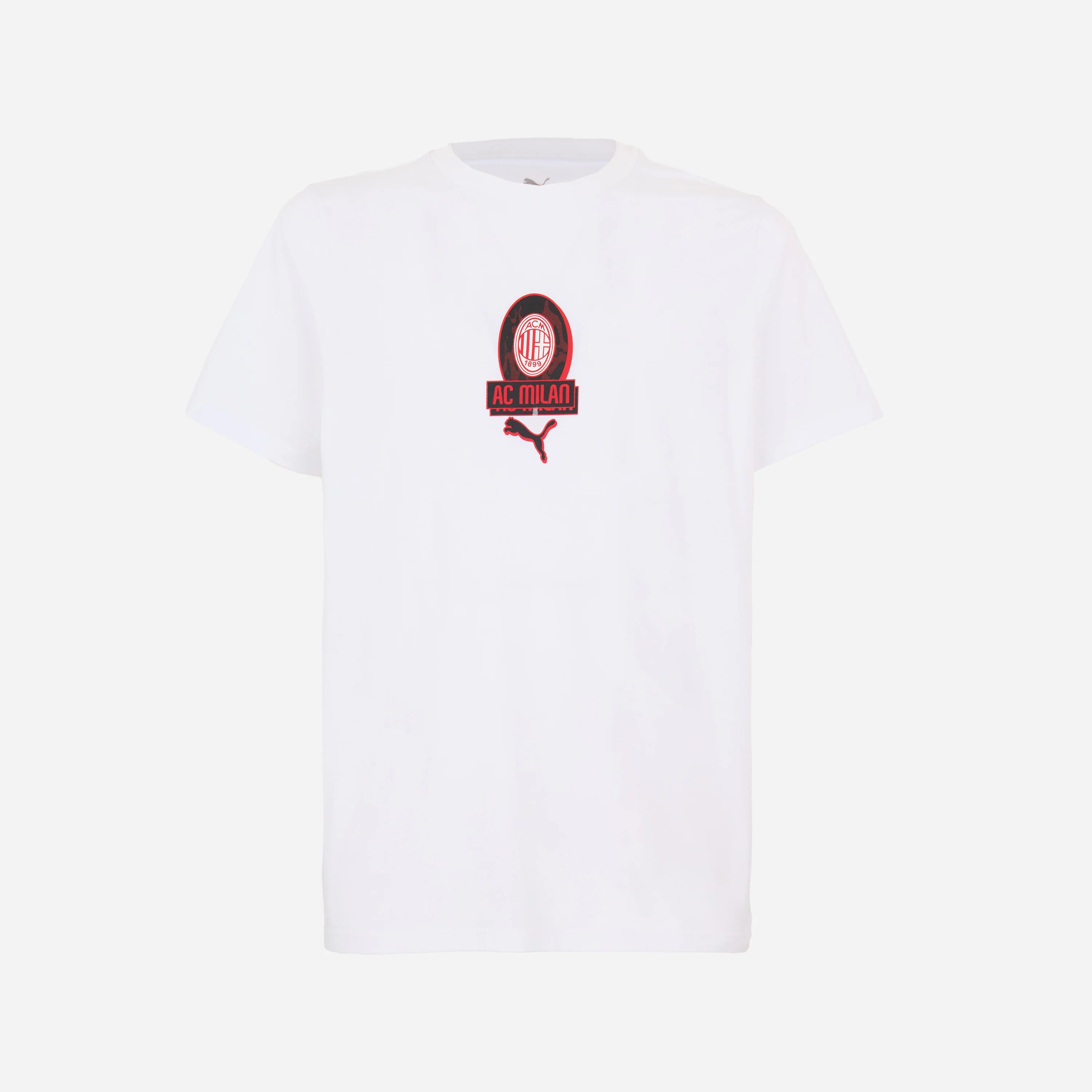 T-SHIRT BIANCA CON GRAFICA CENTRALE MILAN CULTURE