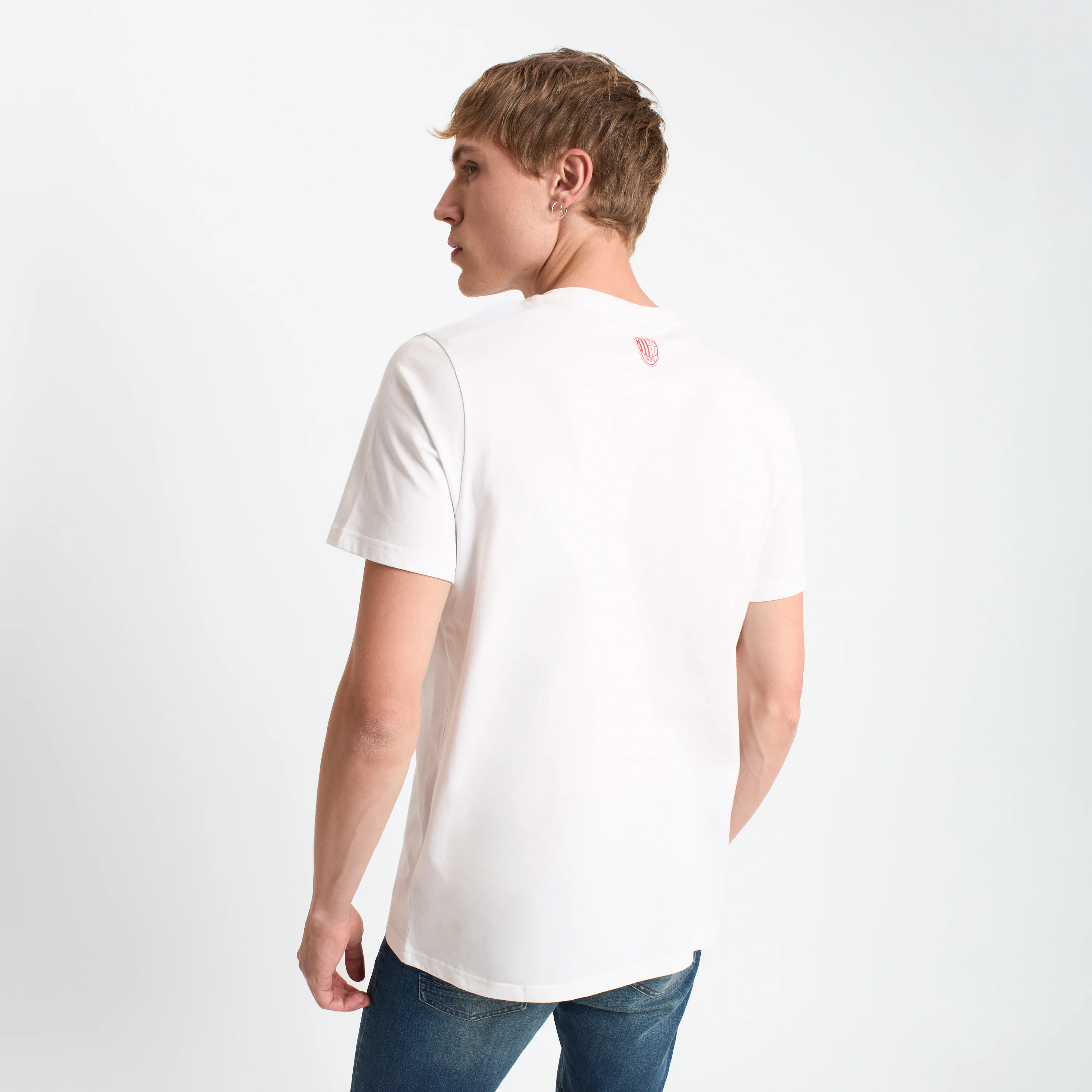 T-SHIRT BIANCA CON GRAFICA CENTRALE MILAN CULTURE - Image 6