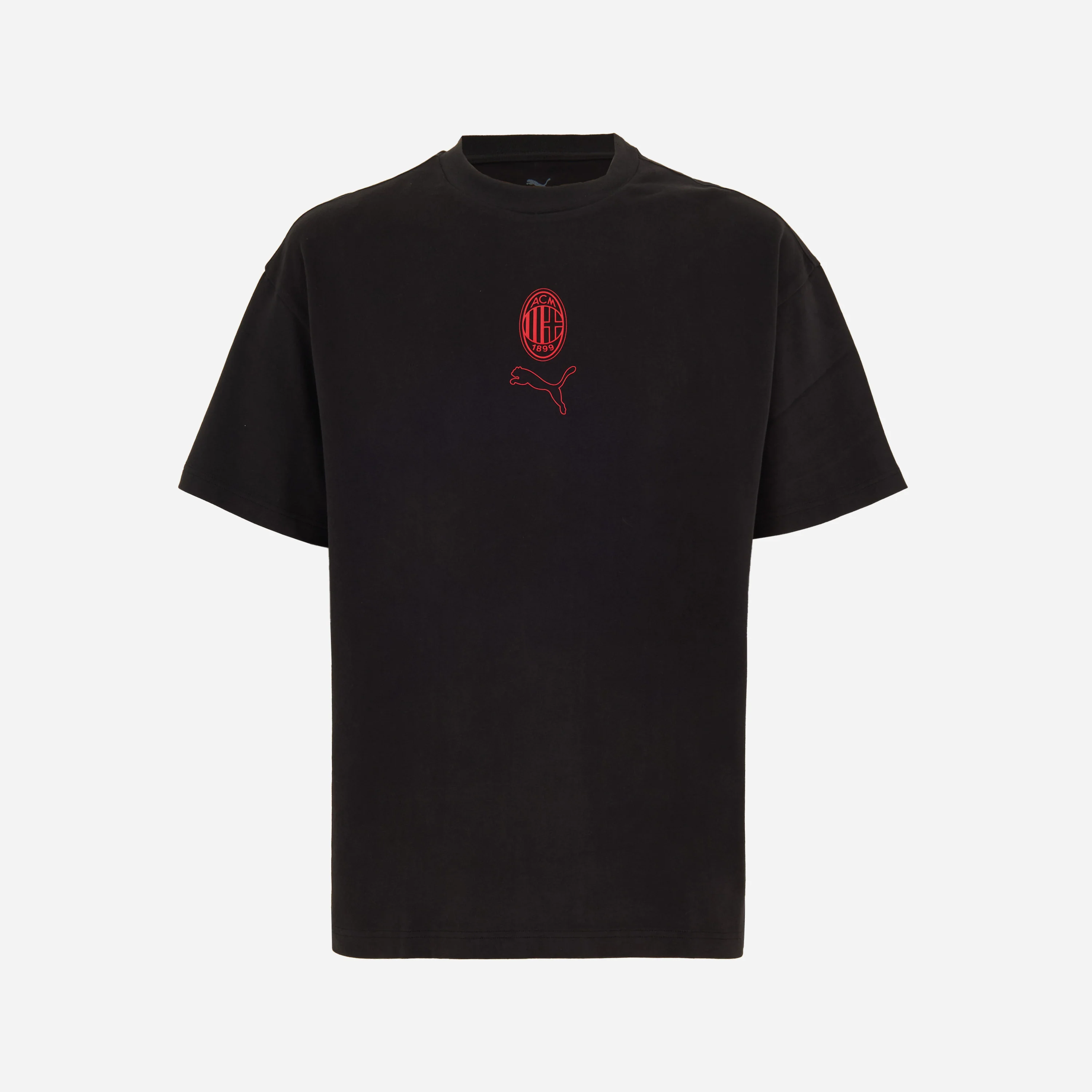 T-SHIRT NERA FOOTBALL STATEMENT MILAN