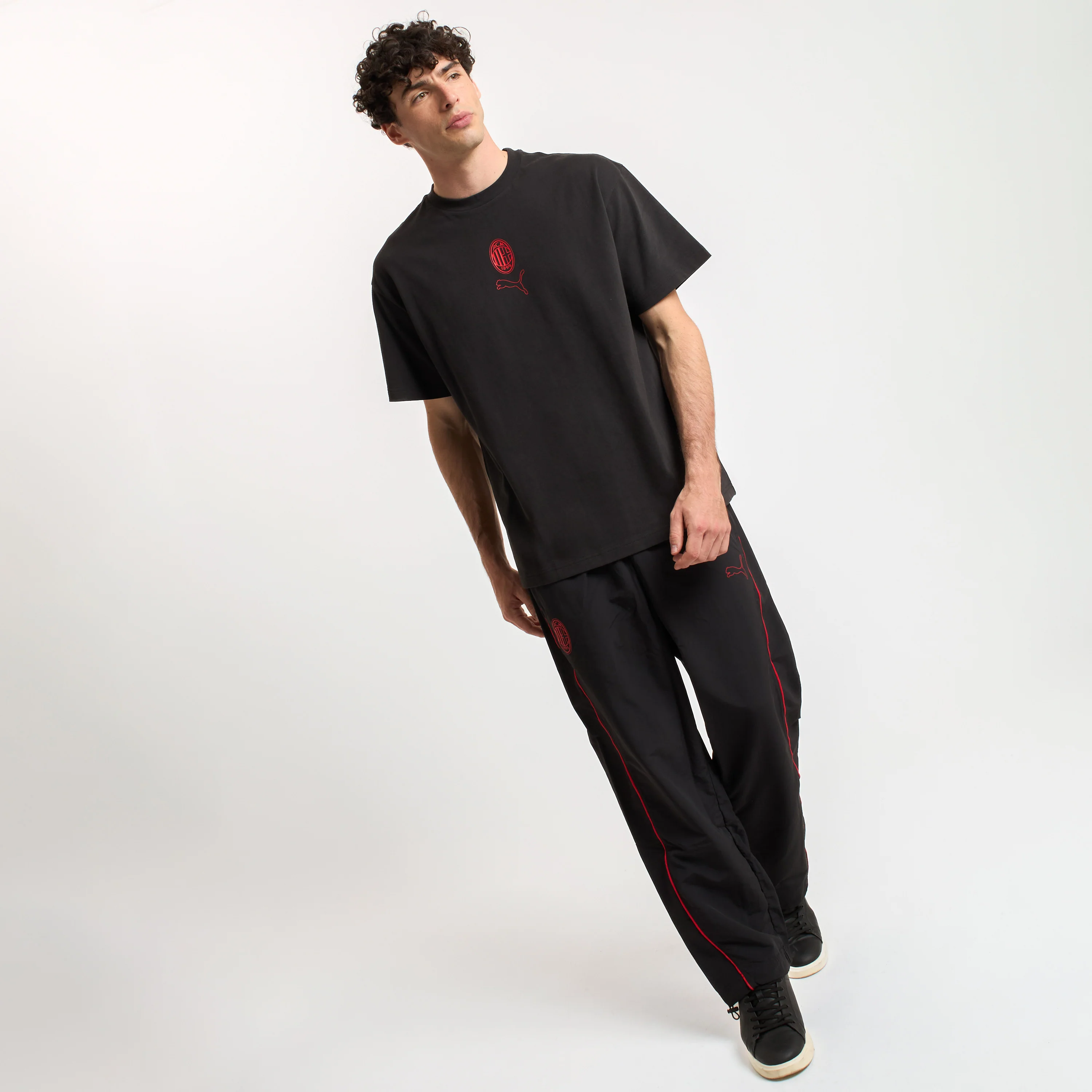 T-SHIRT NERA FOOTBALL STATEMENT MILAN - Image 4