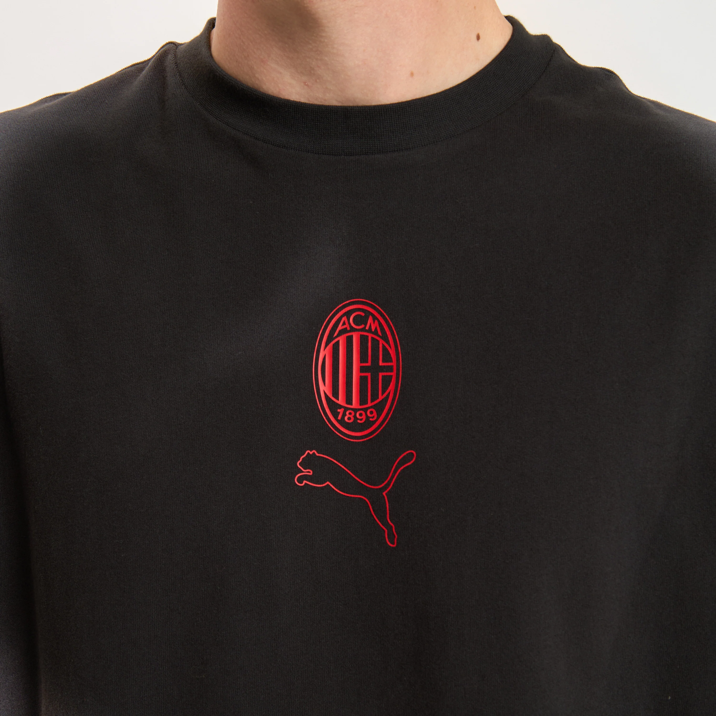 T-SHIRT NERA FOOTBALL STATEMENT MILAN - Image 7
