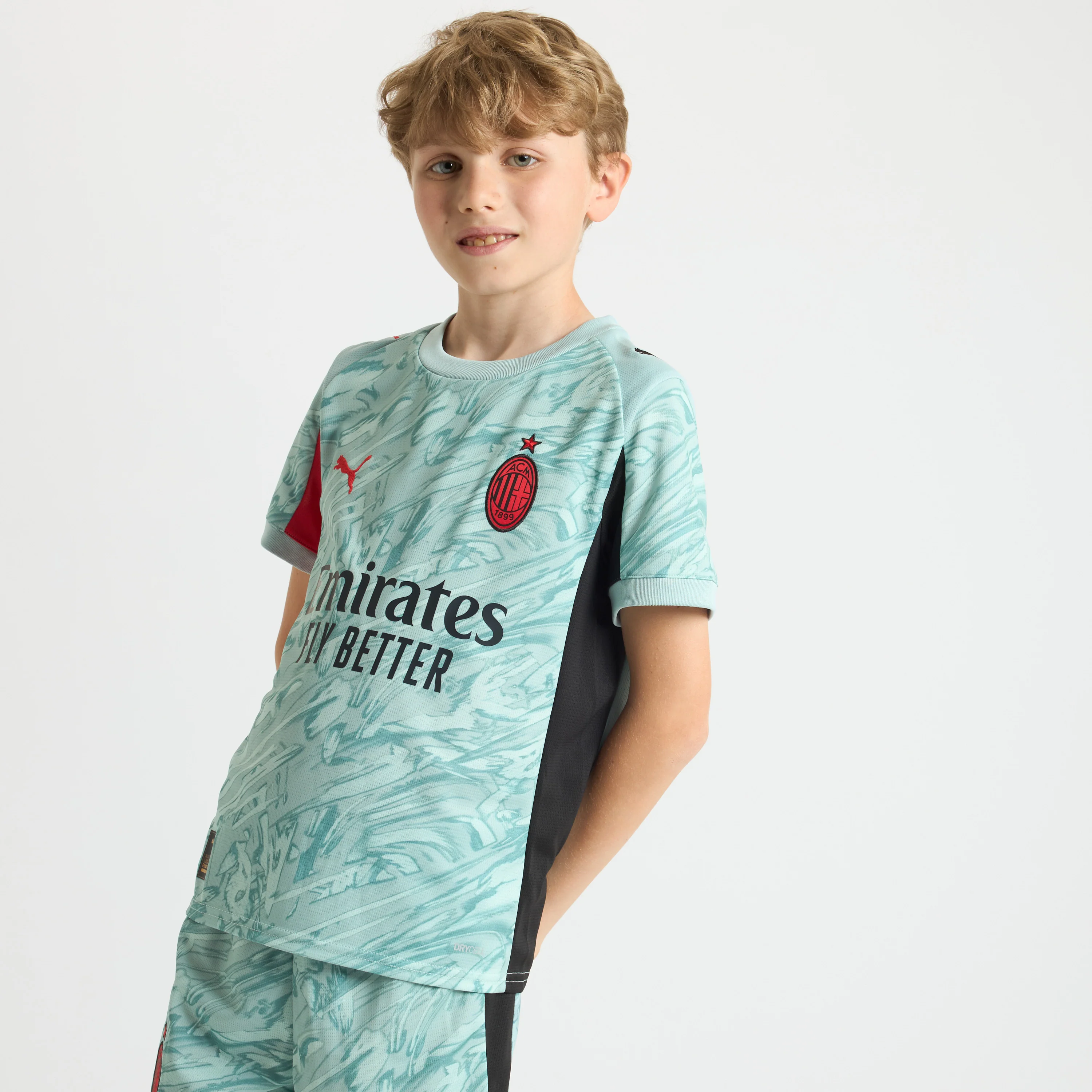 MAGLIA MILAN PORTIERE BAMBINO HOME 2025/26 - Image 3