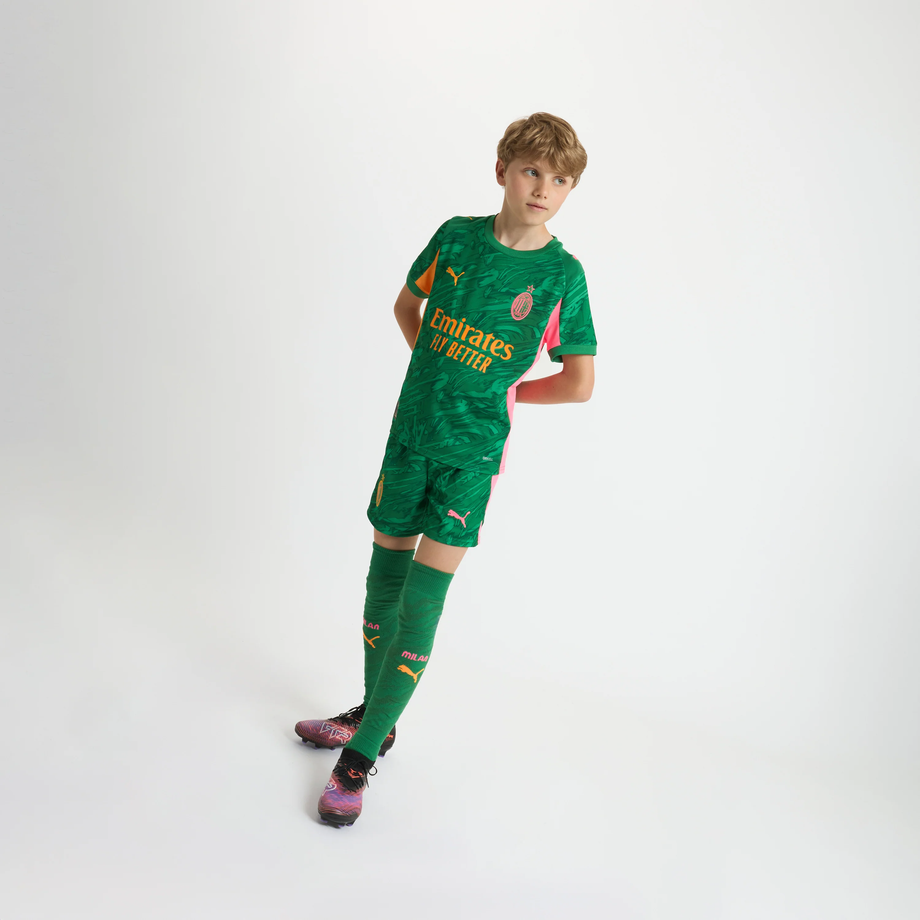 MAGLIA MILAN PORTIERE BAMBINO THIRD 2025/26 - Image 4