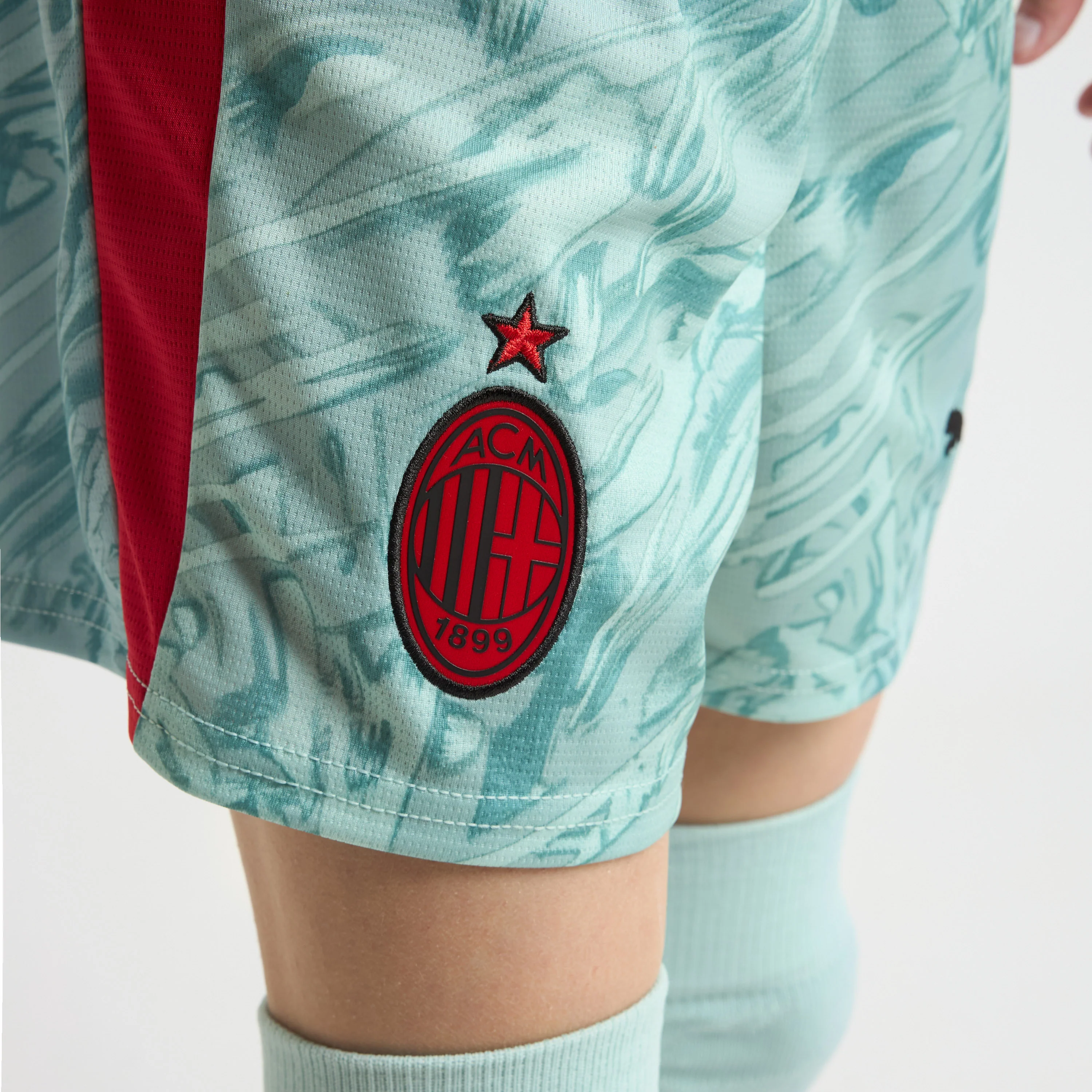 PANTALONCINI PORTIERE BAMBINO MILAN GARA HOME 2025/26 - Image 4