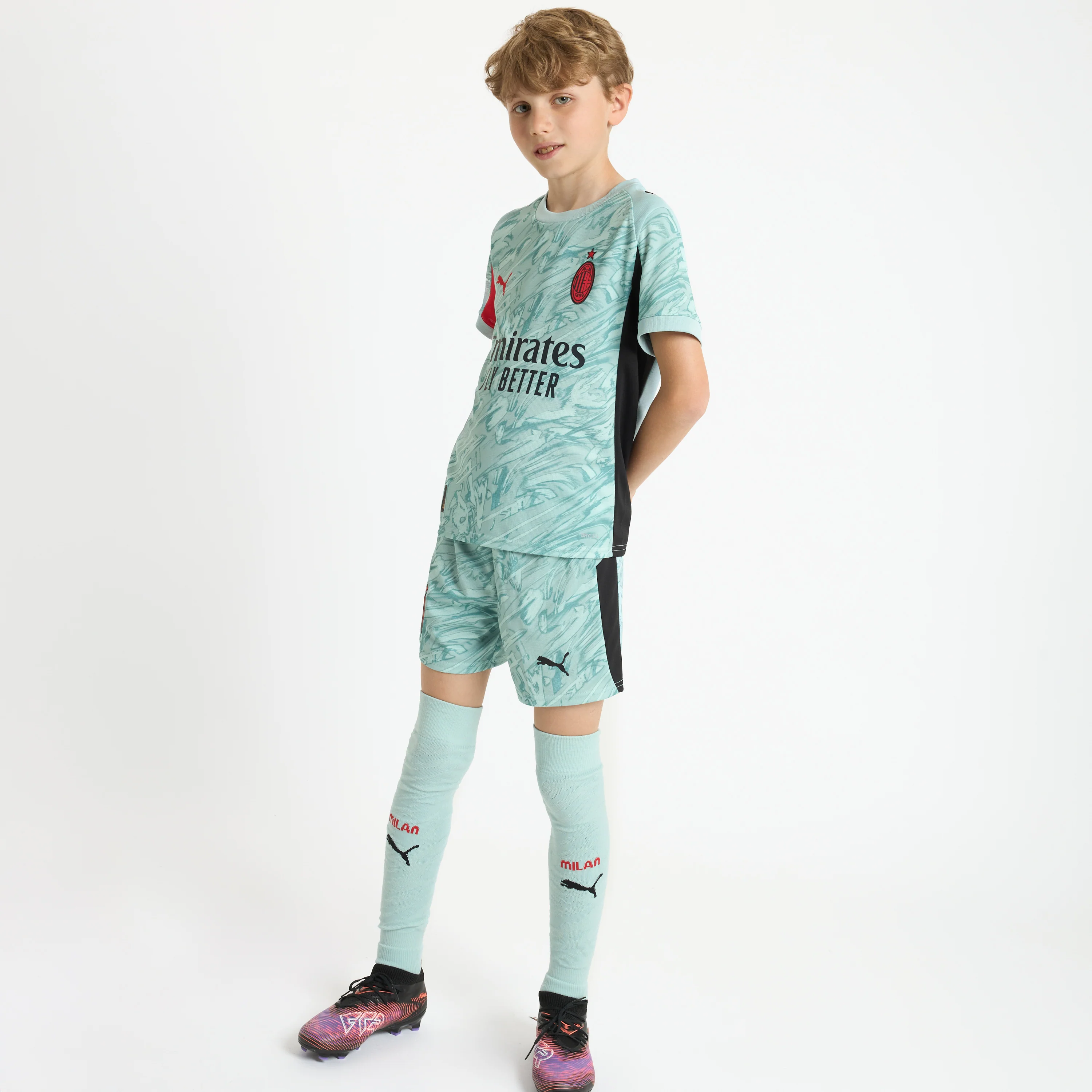 PANTALONCINI PORTIERE BAMBINO MILAN GARA HOME 2025/26 - Image 6
