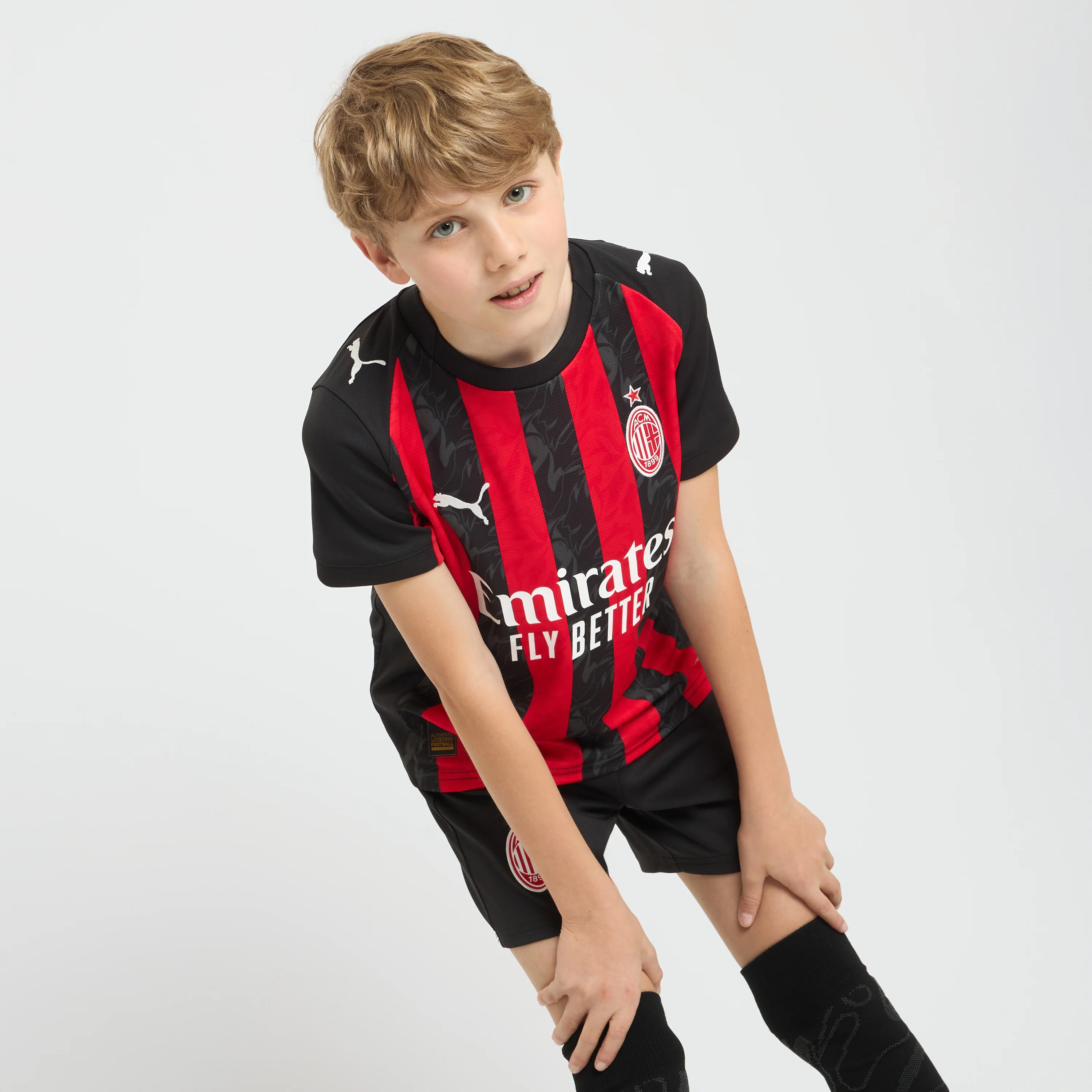 MAGLIA MILAN GARA HOME BAMBINO 2025/26 - Image 4