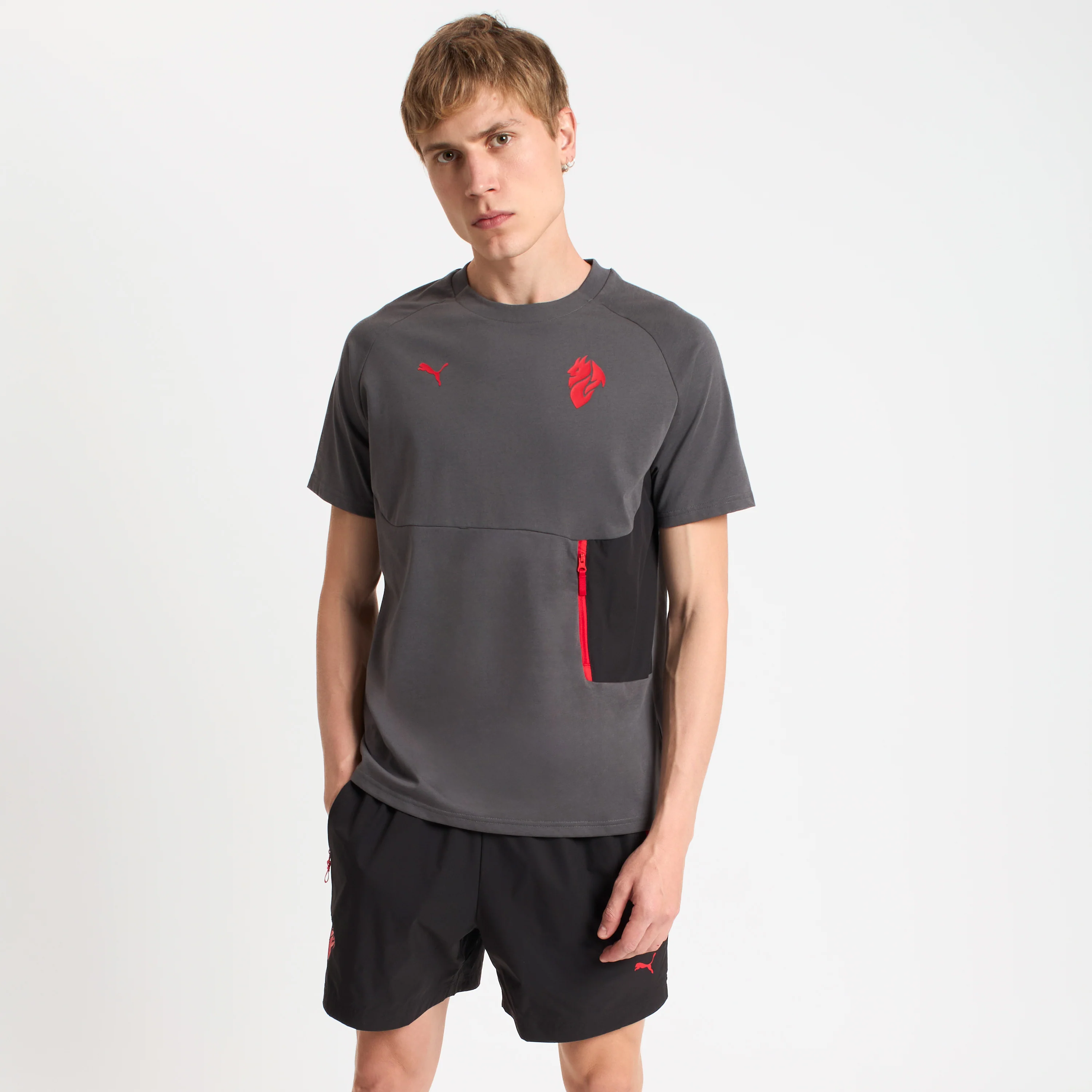 T-SHIRT GRIGIA MILAN PUMATECH 2025/26 - Image 3