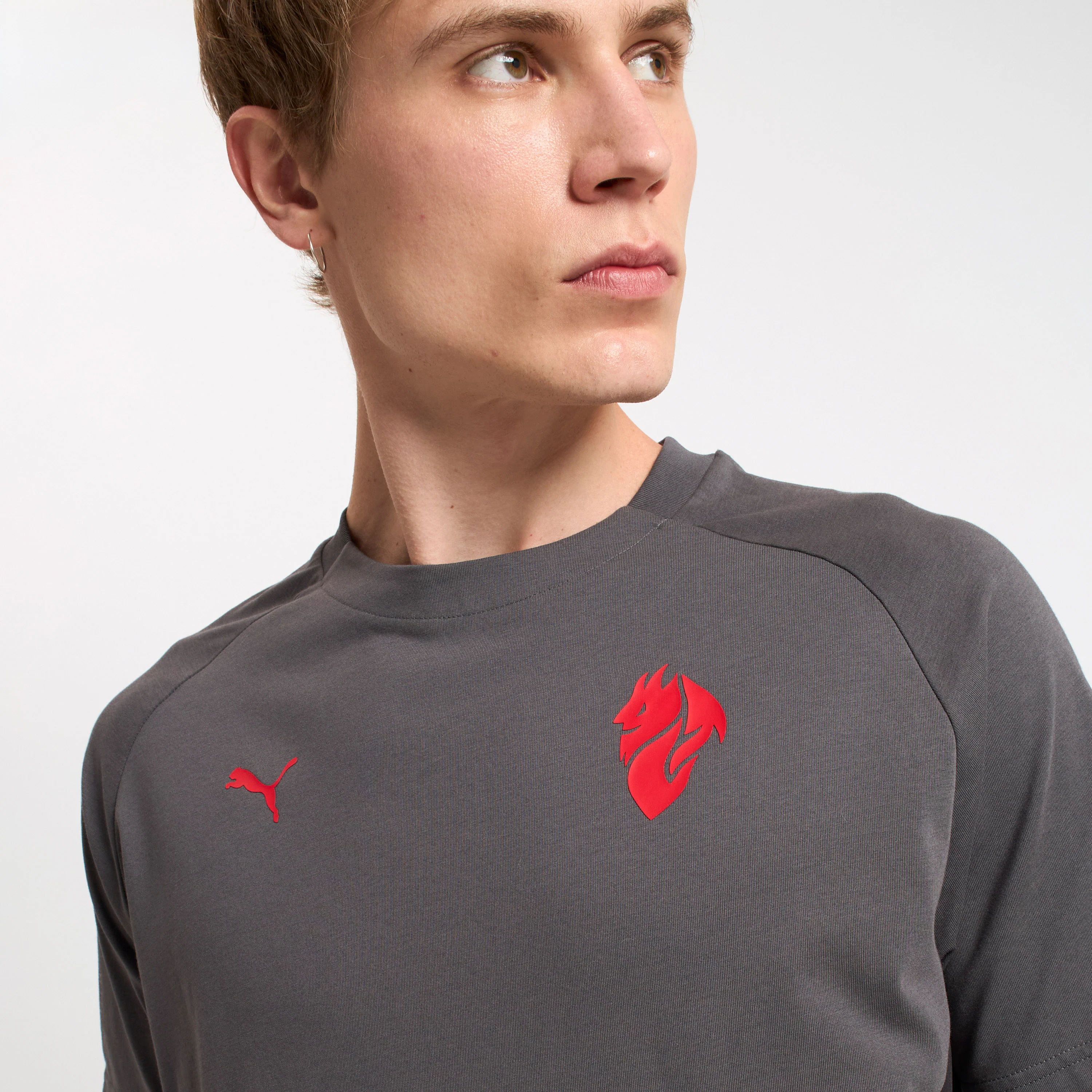 T-SHIRT GRIGIA MILAN PUMATECH 2025/26 - Image 6