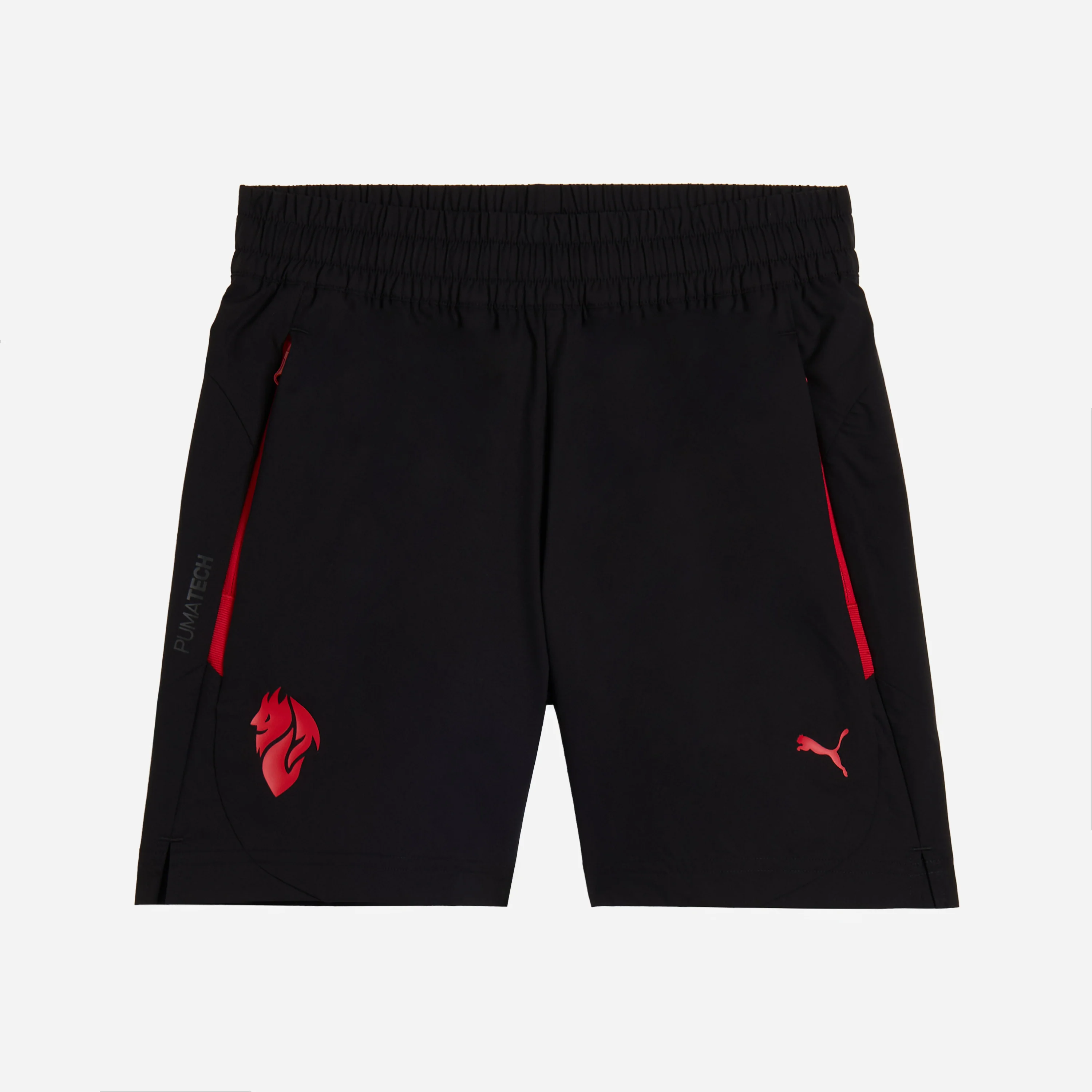 PANTALONCINI NERI BAMBINO MILAN PUMATECH 2025/26 CON TASCHE