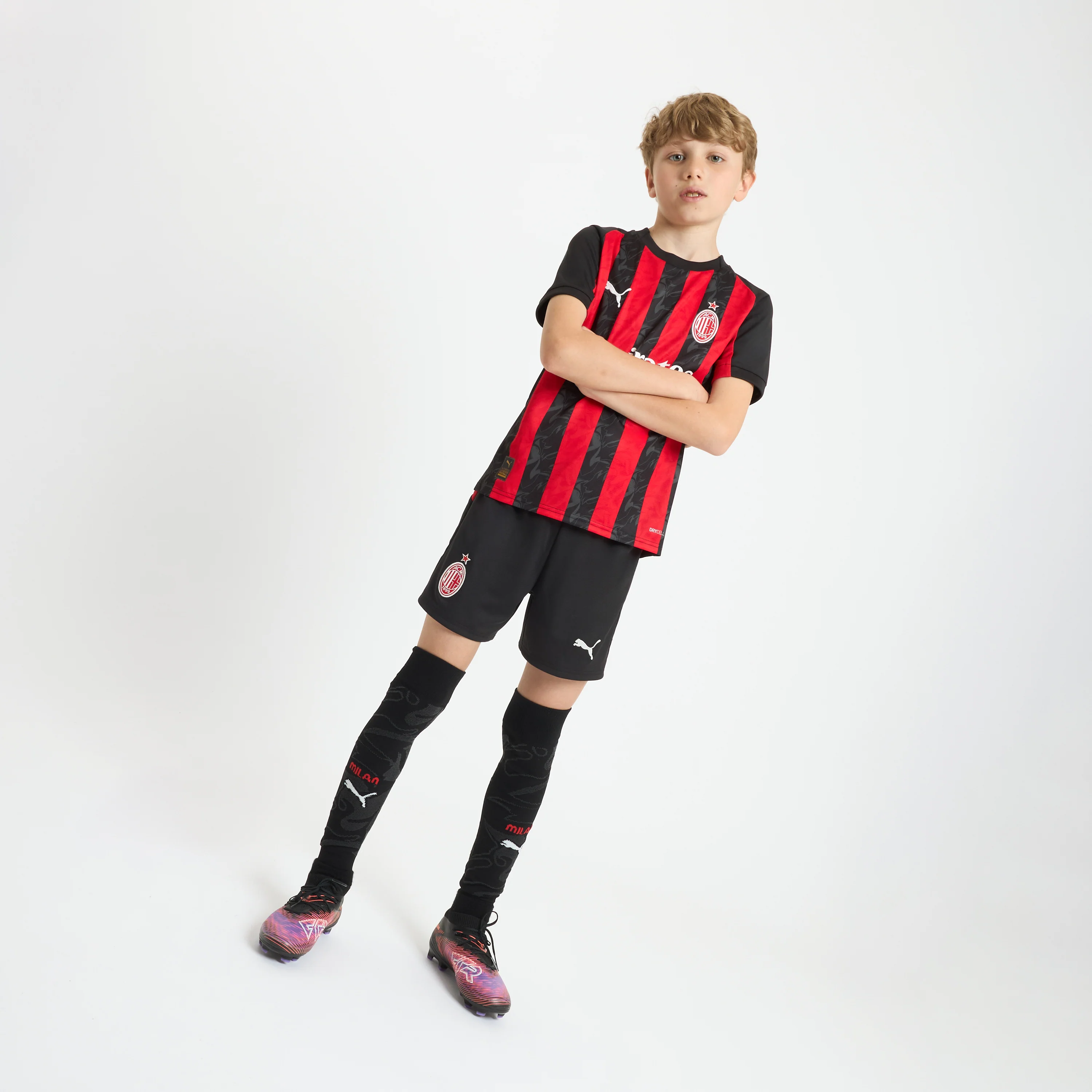 PANTALONCINI MILAN GARA HOME 2025/26 BAMBINO - Image 5