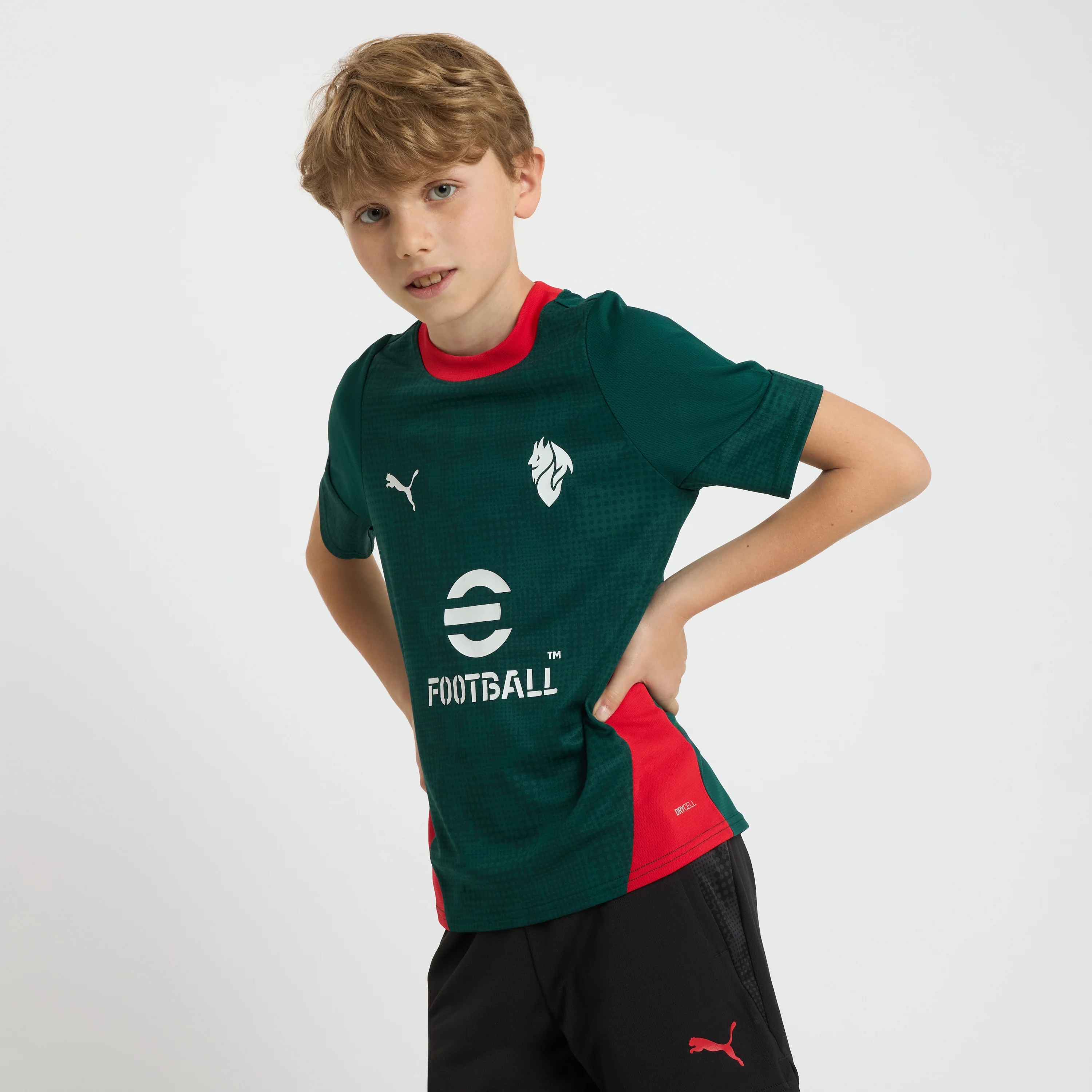 MAGLIA VERDE BAMBINO MILAN TRAINING 2025/26 - Image 3
