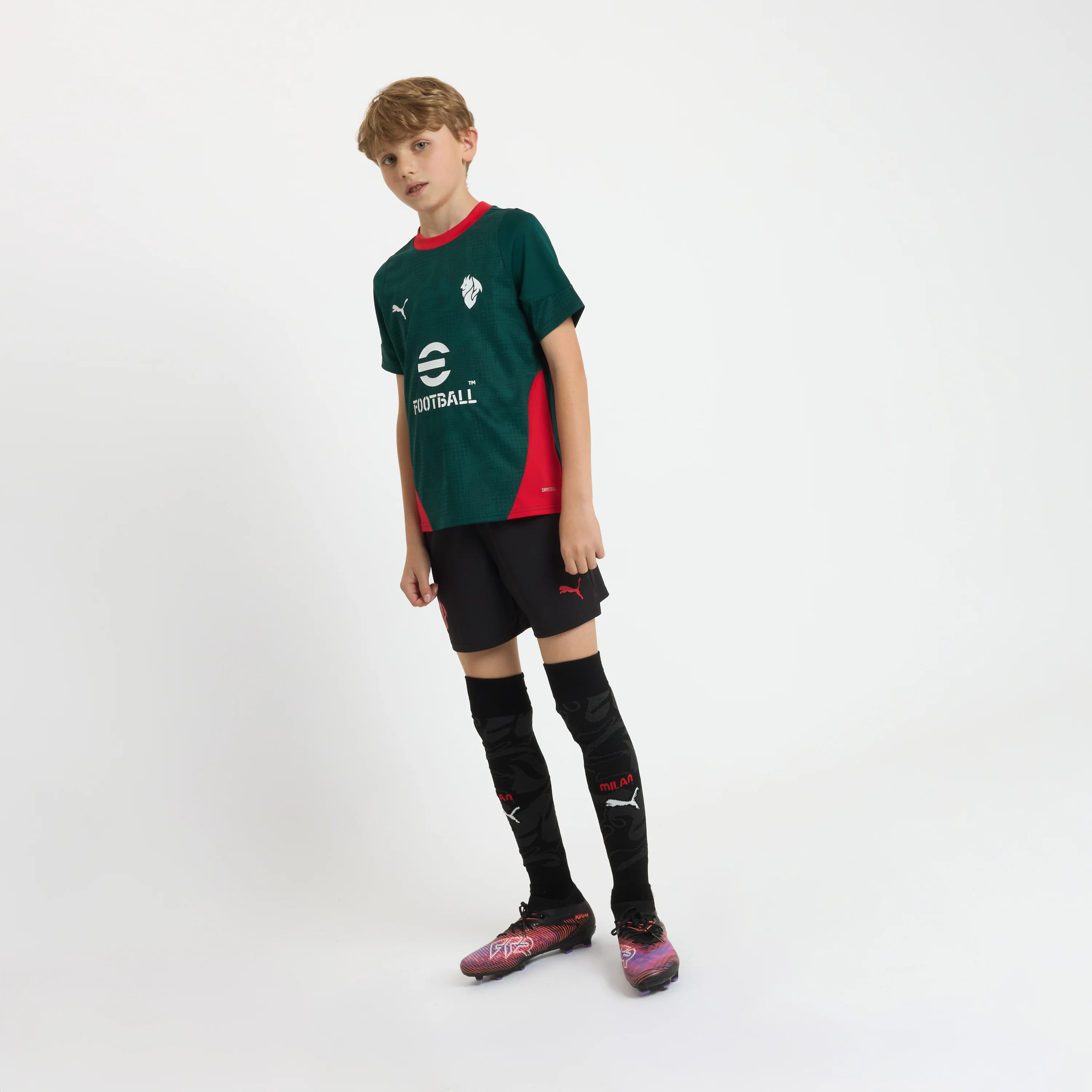 MAGLIA VERDE BAMBINO MILAN TRAINING 2025/26 - Image 4