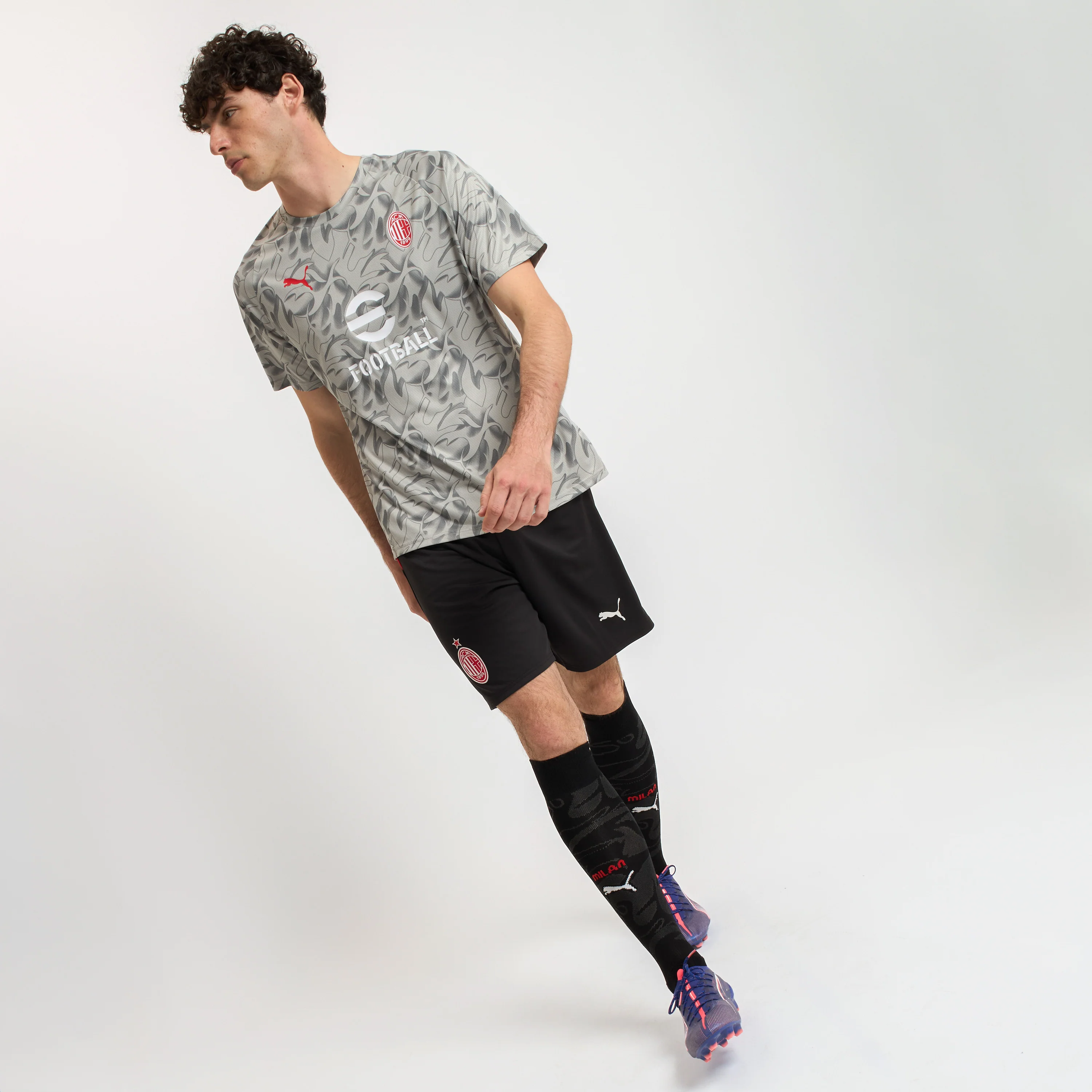 MAGLIA MILAN PREMATCH GRIGIA 2025/26 - Image 6
