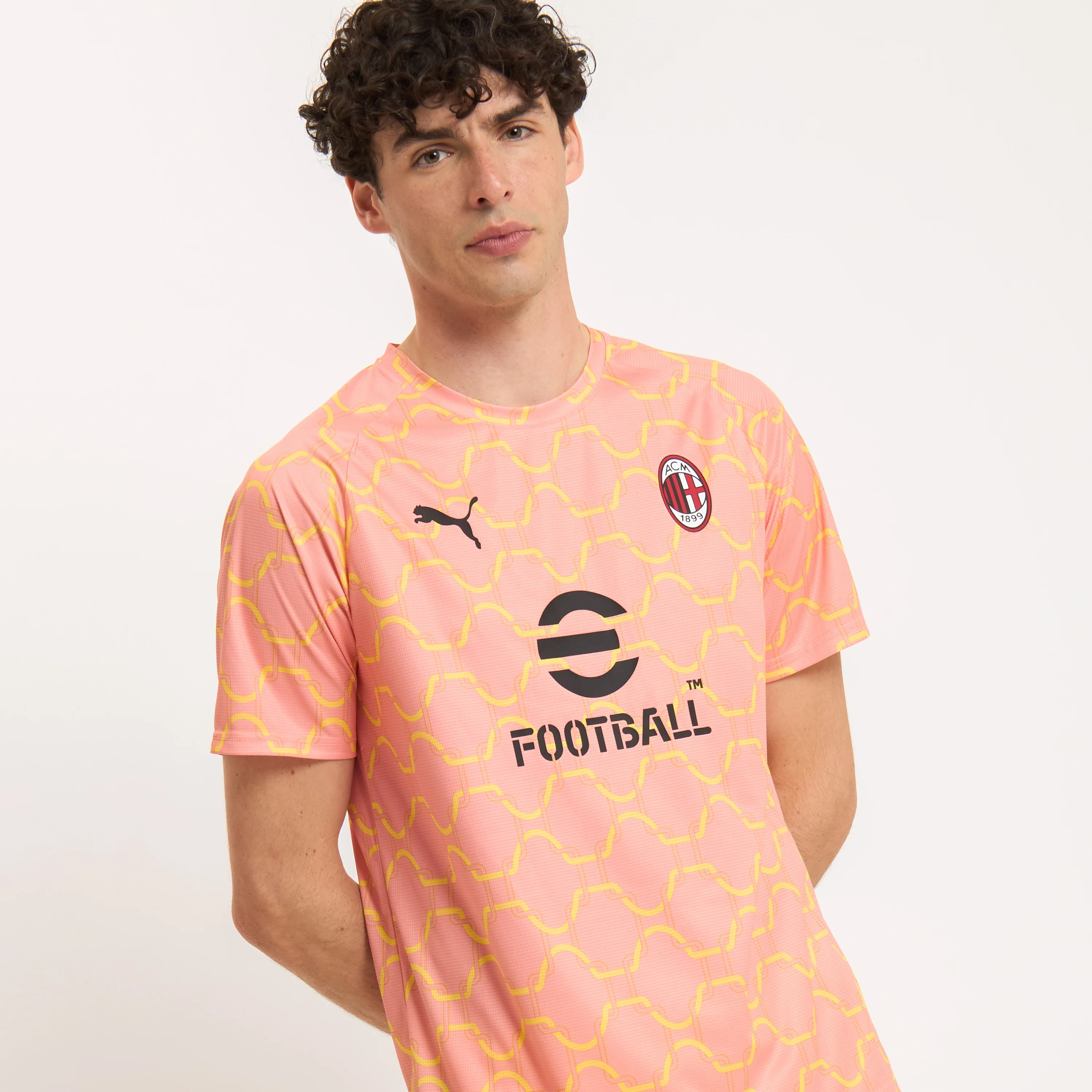 MAGLIA MILAN PREMATCH ROSA 2025/26 - Image 4