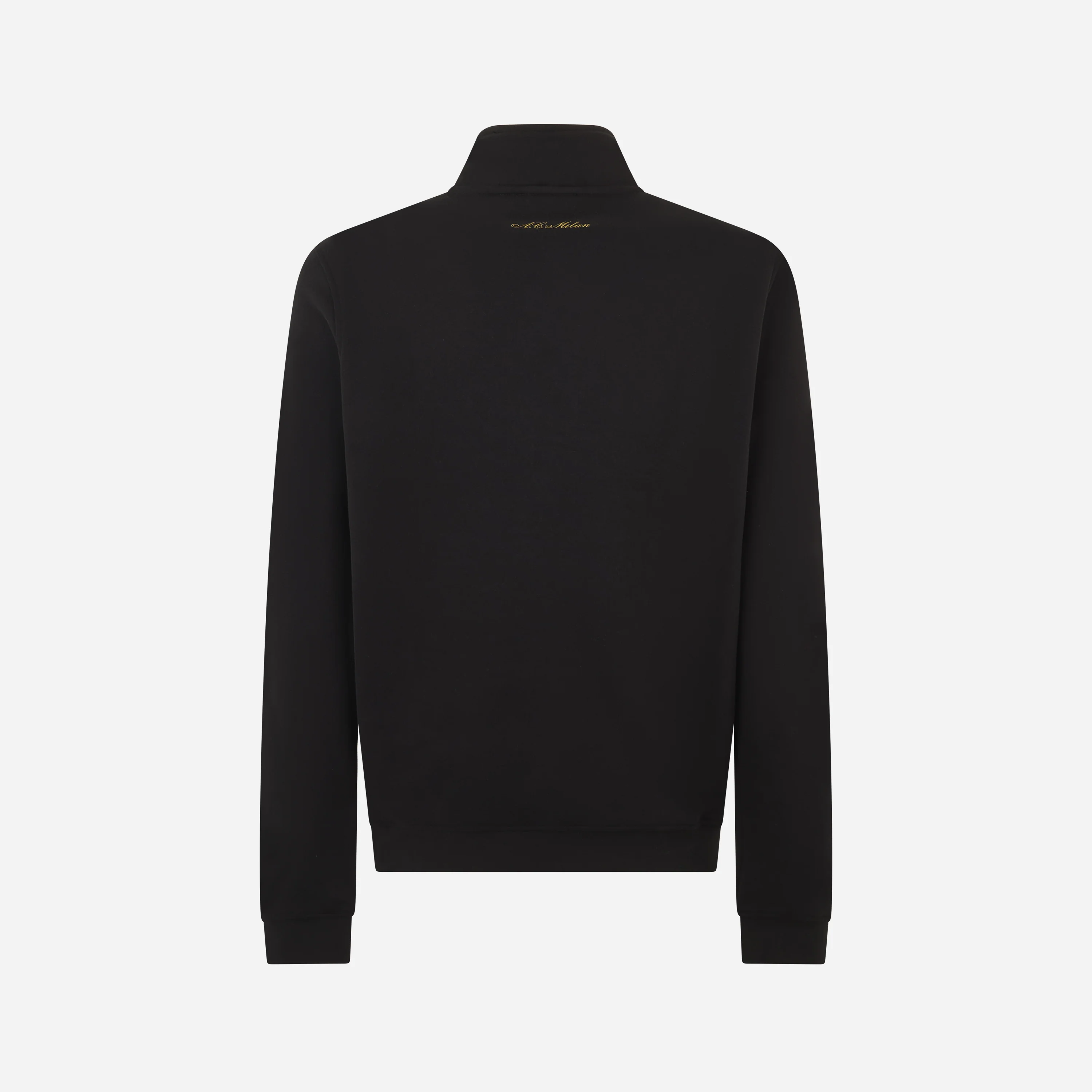 FELPA NERA 1/4 ZIP MILAN - CLUB 1899 - Image 2