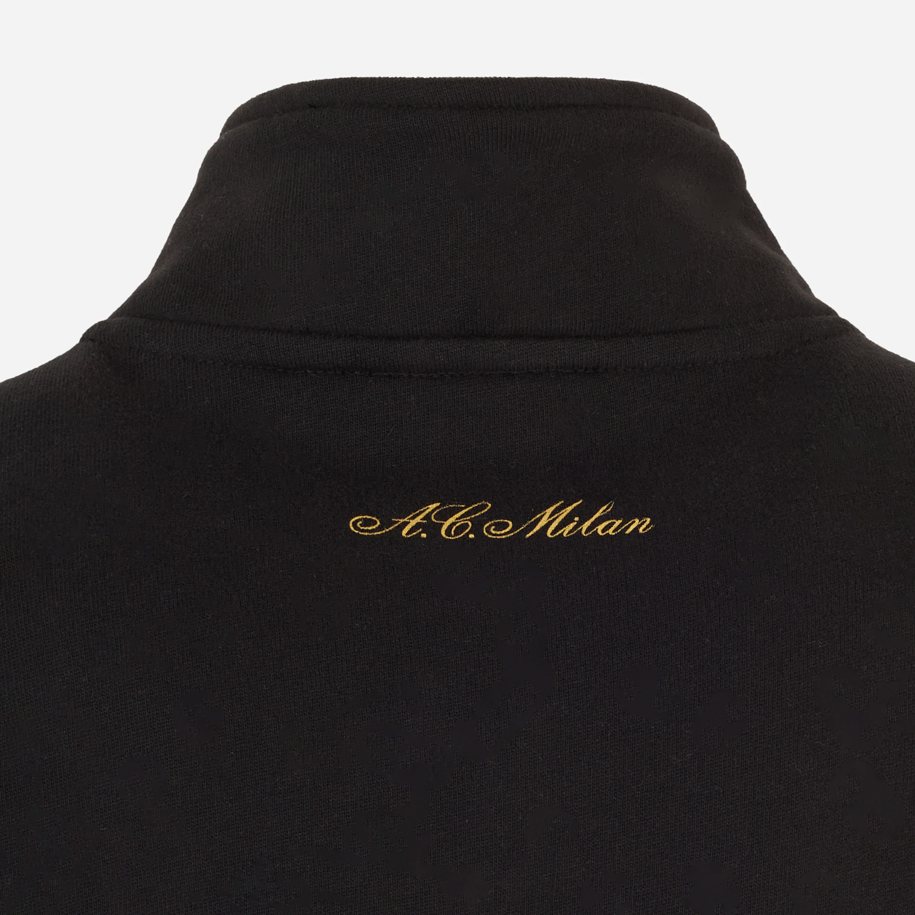 FELPA NERA 1/4 ZIP MILAN - CLUB 1899 - Image 4