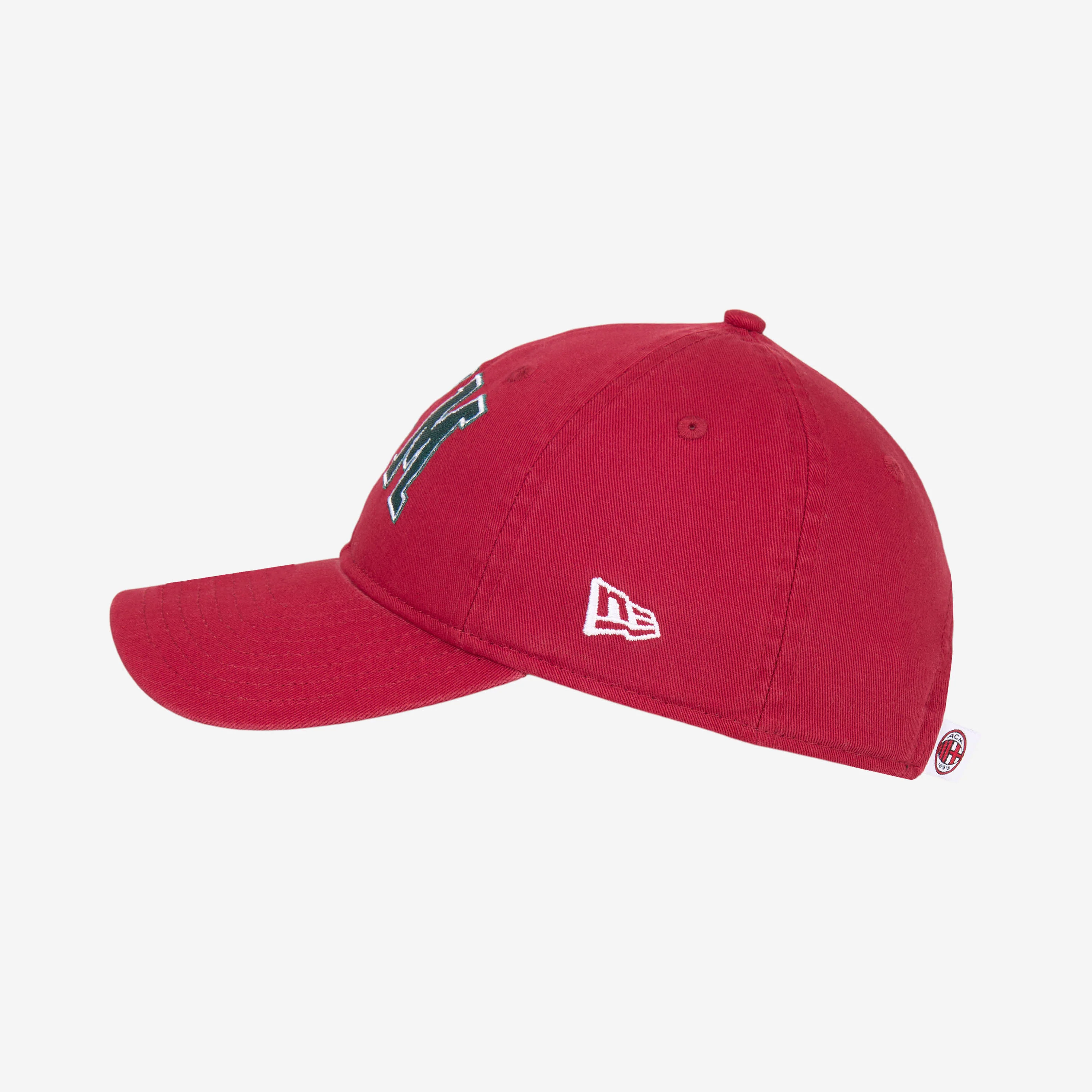 CAPPELLINO DONNA 9TWENTY® NEW ERA X AC MILAN ROSSO CON RICAMO ACM - Image 2