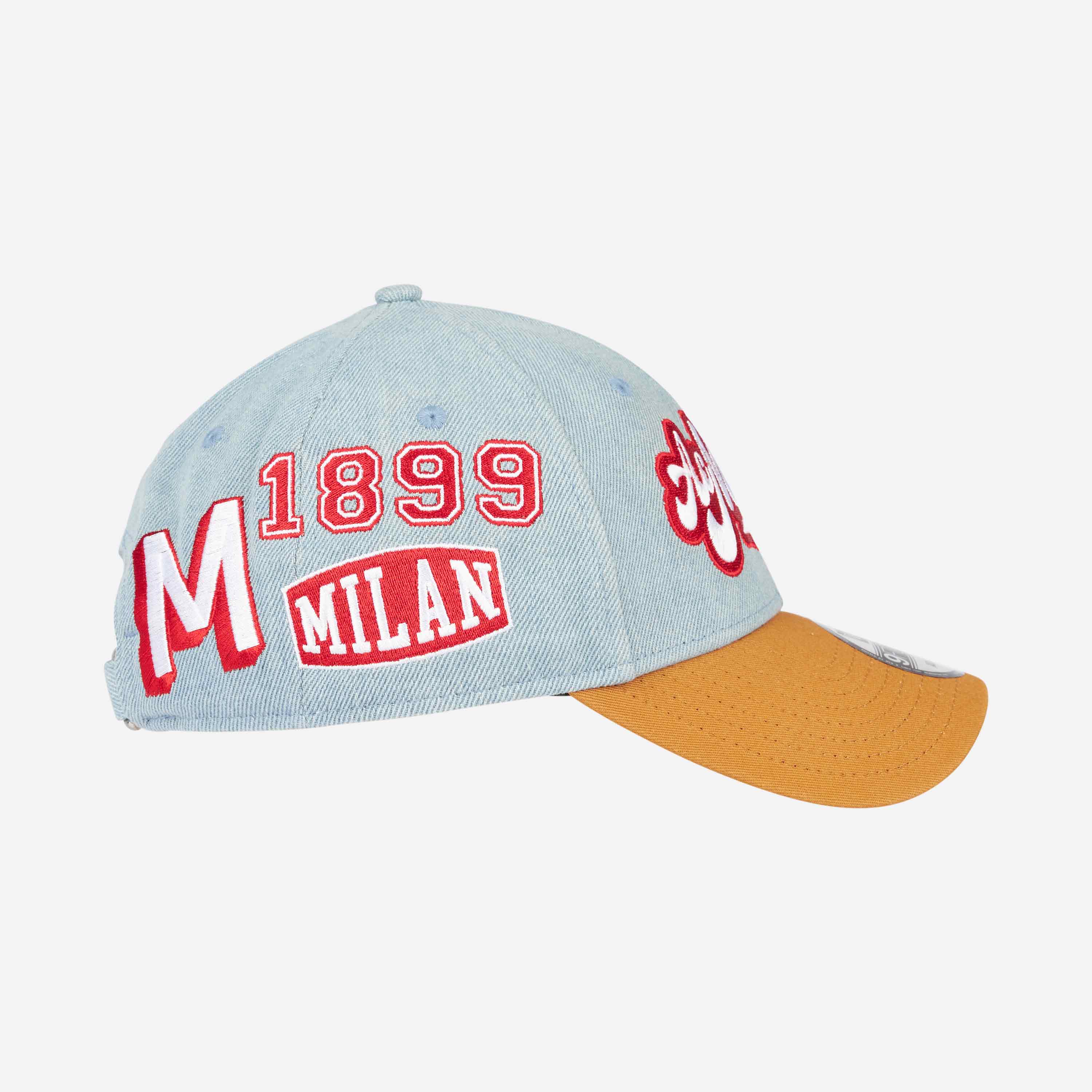 CAPPELLINO 9FORTY® NEW ERA X AC MILAN IN DENIM - Image 3