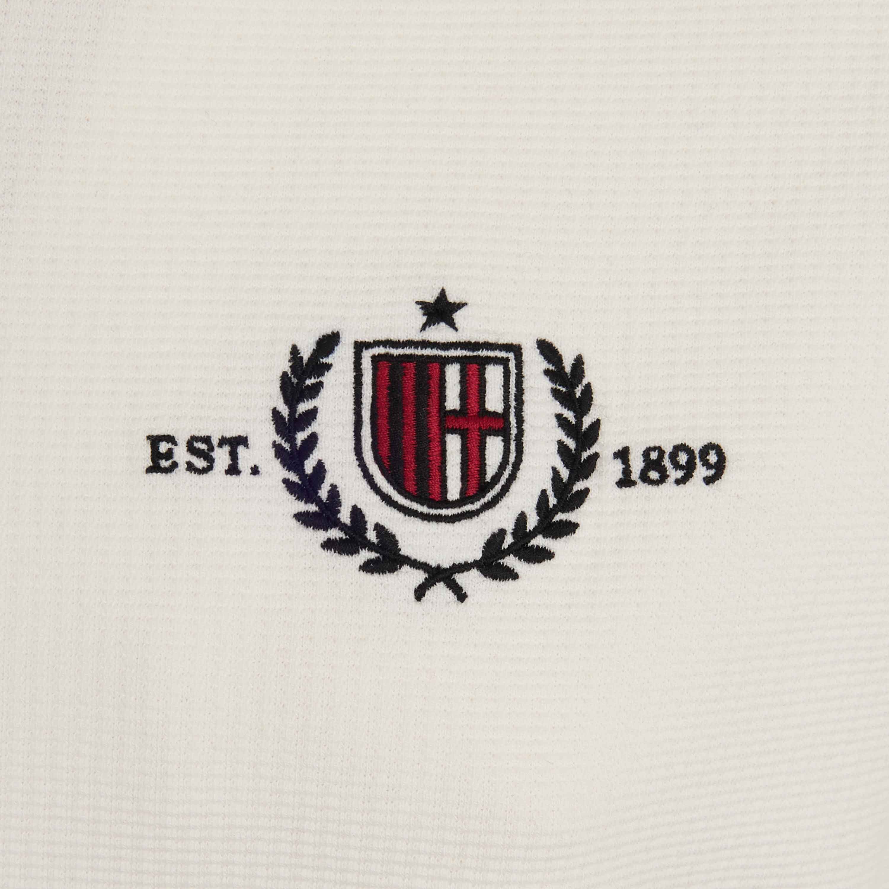 POLO MILAN A MANICHE LUNGHE BIANCA DONNA CON RICAMO - Image 7