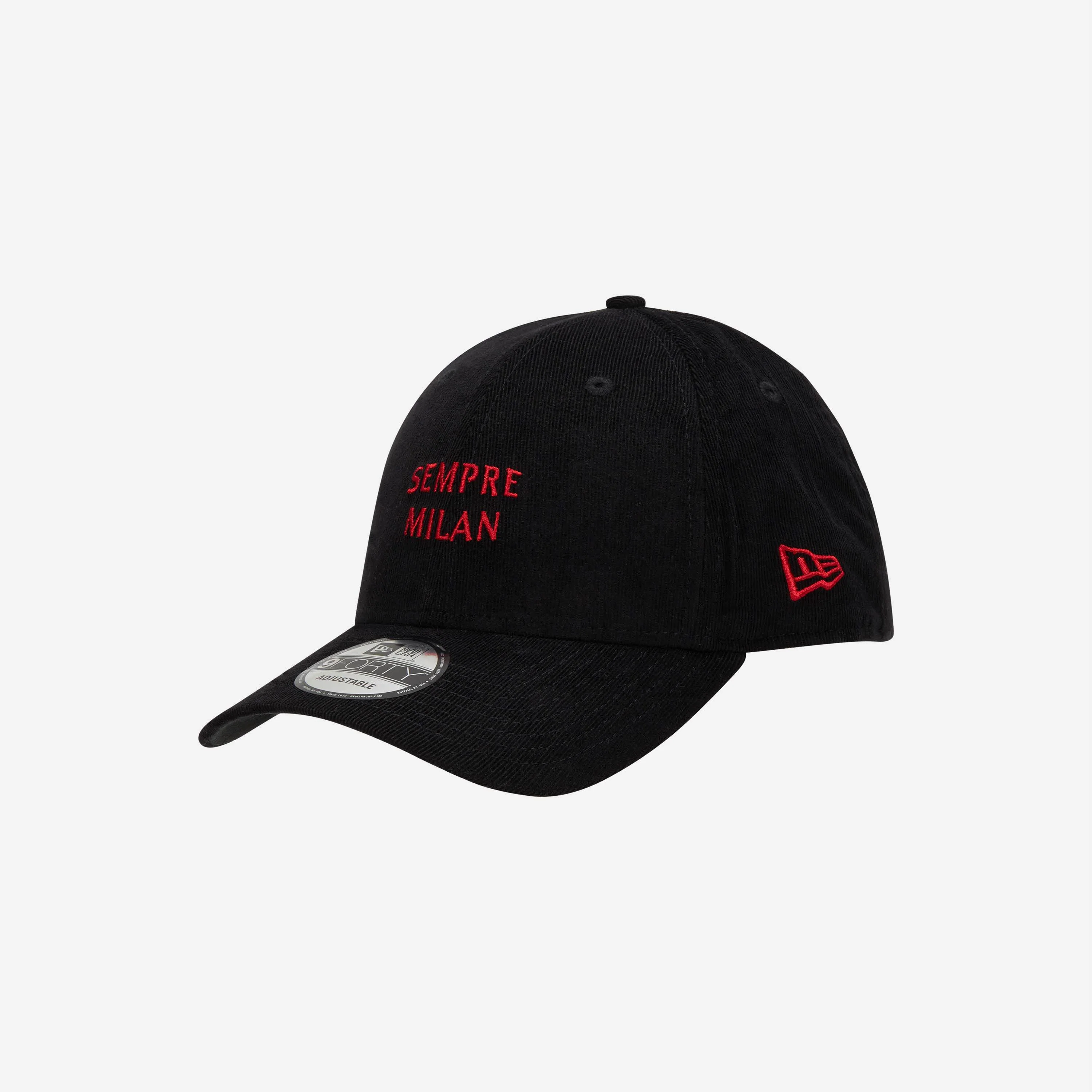 CAPPELLINO 9FORTY® NEW ERA X AC MILAN CON RICAMO "SEMPRE MILAN"
