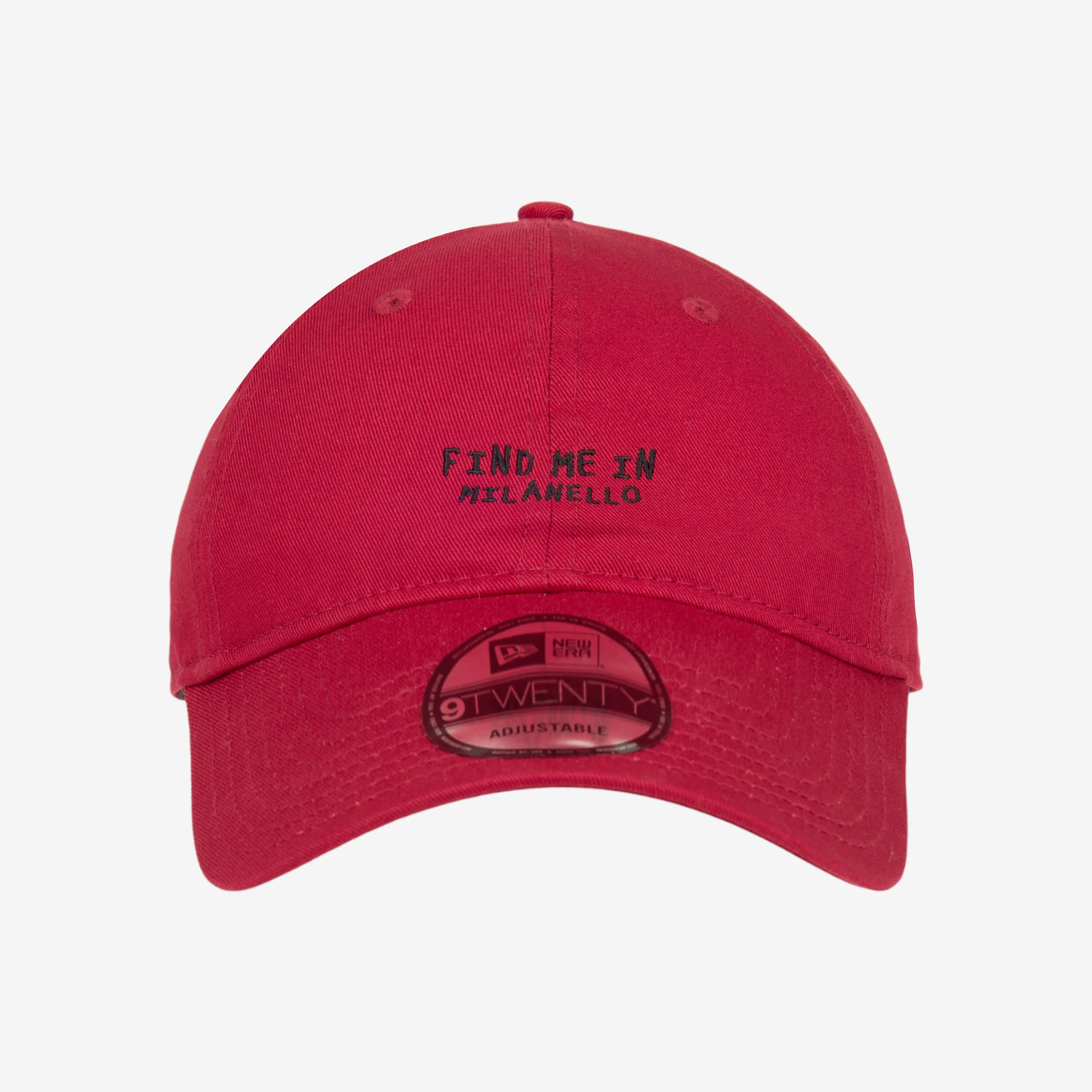 CAPPELLINO 9TWENTY® NEW ERA X AC MILAN ROSSO CON FRASE - Image 3