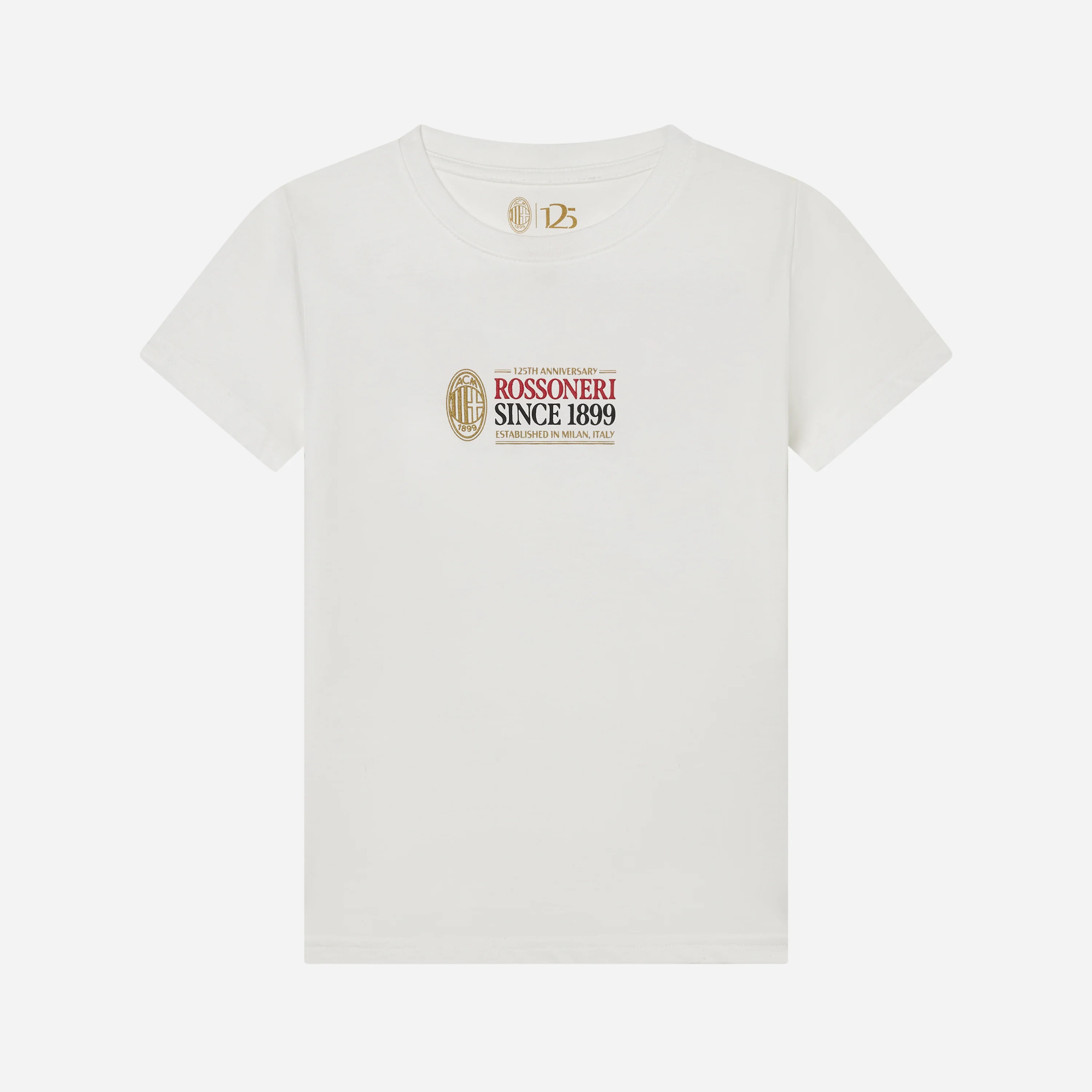 T-SHIRT BIANCA BAMBINO - ROSSONERI SINCE 1899