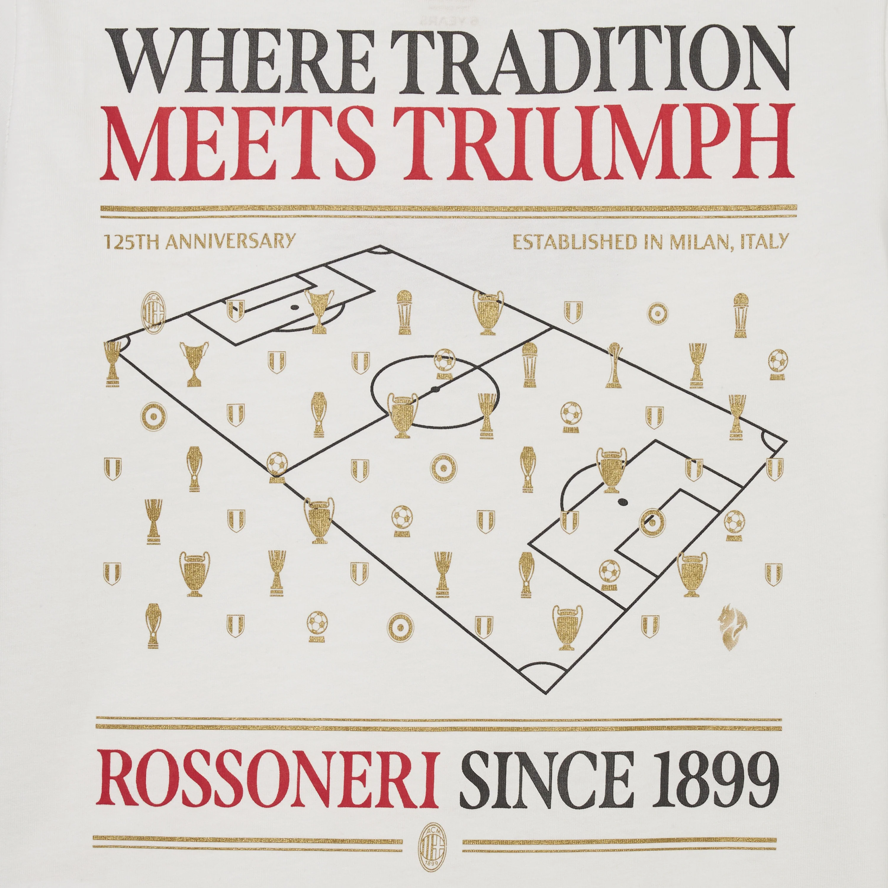 T-SHIRT BIANCA BAMBINO - ROSSONERI SINCE 1899 - Image 4