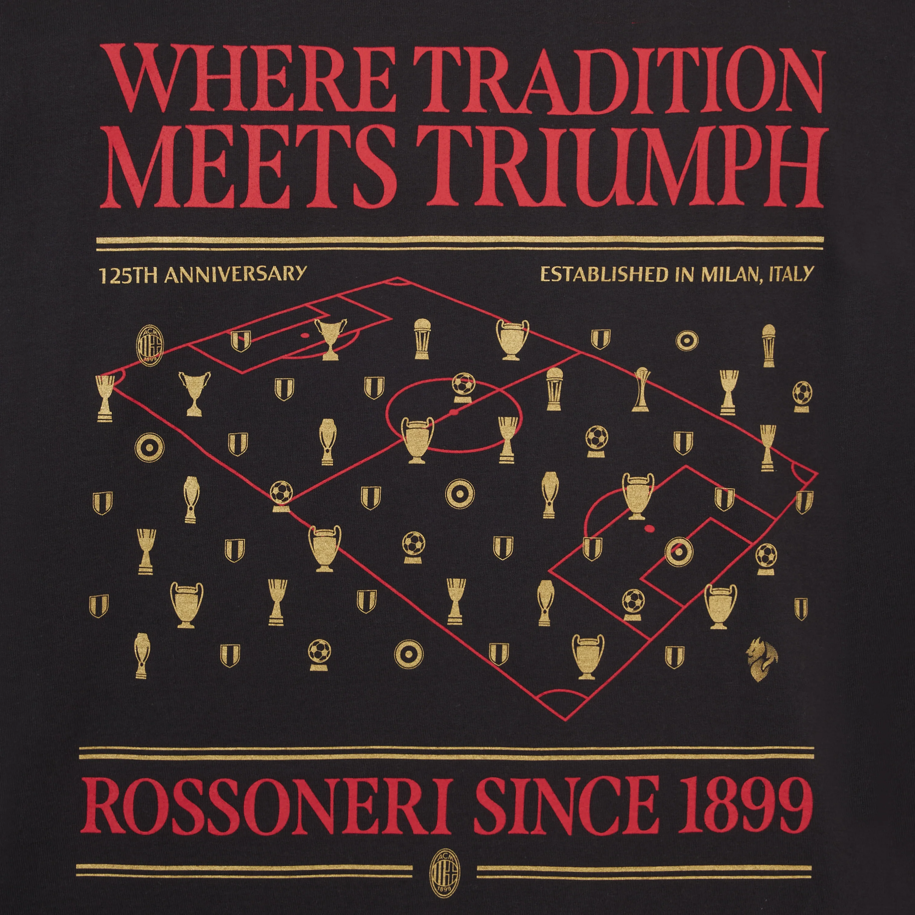 T-SHIRT NERA - ROSSONERI SINCE 1899 - Image 4