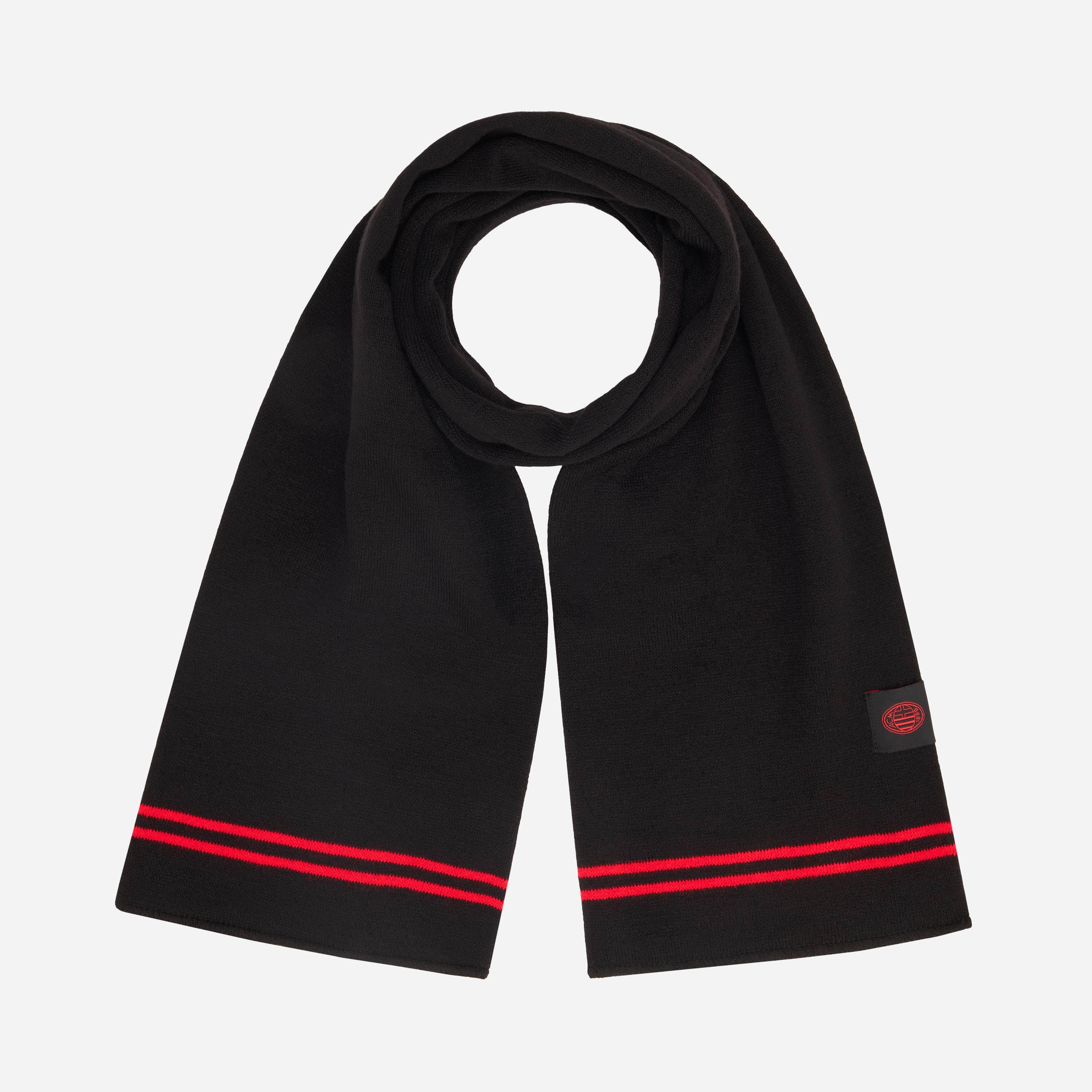 SCIARPA MILAN CON LOGO NERA - Image 5