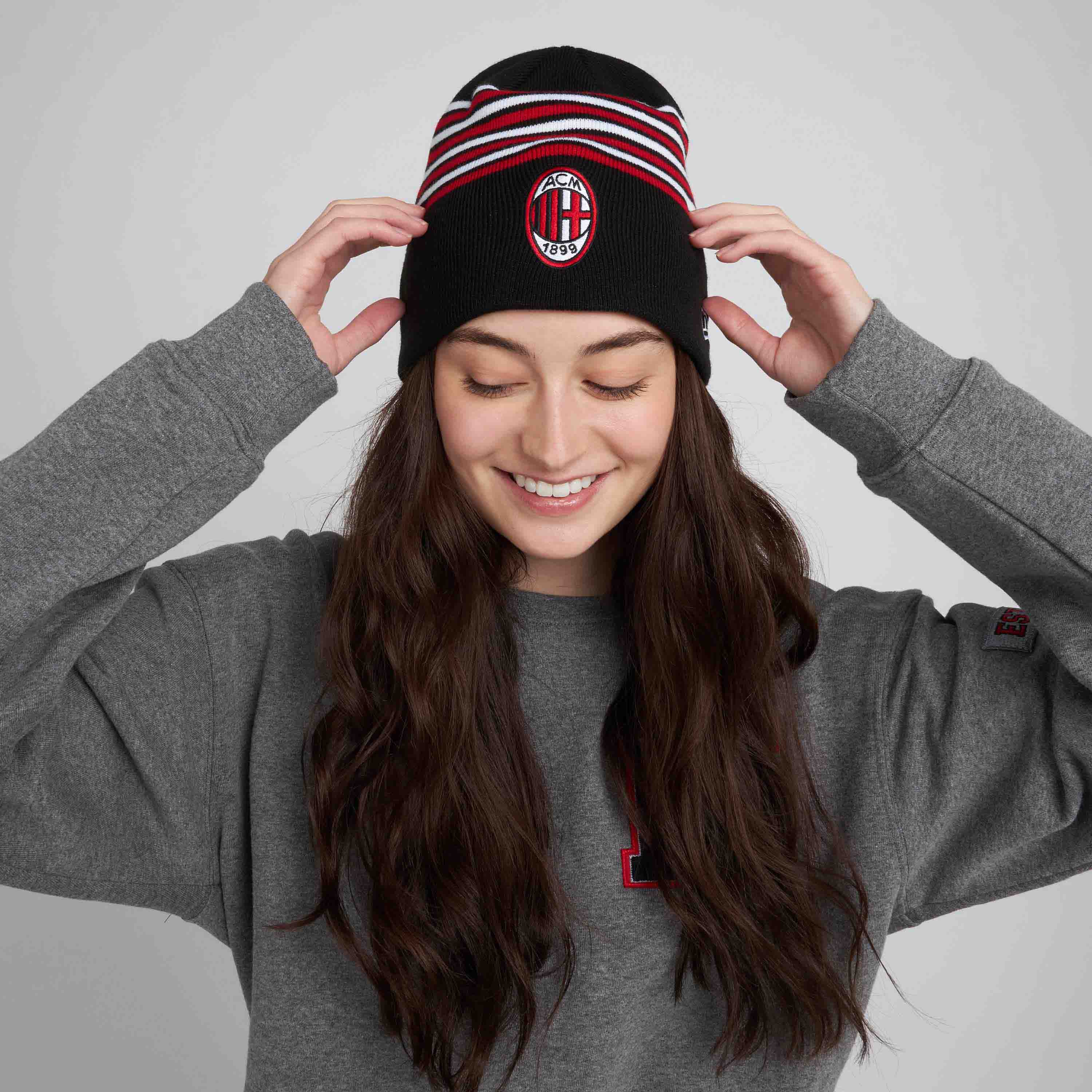 BERRETTO NEW ERA X AC MILAN CON LOGO E RIGHE - Image 3