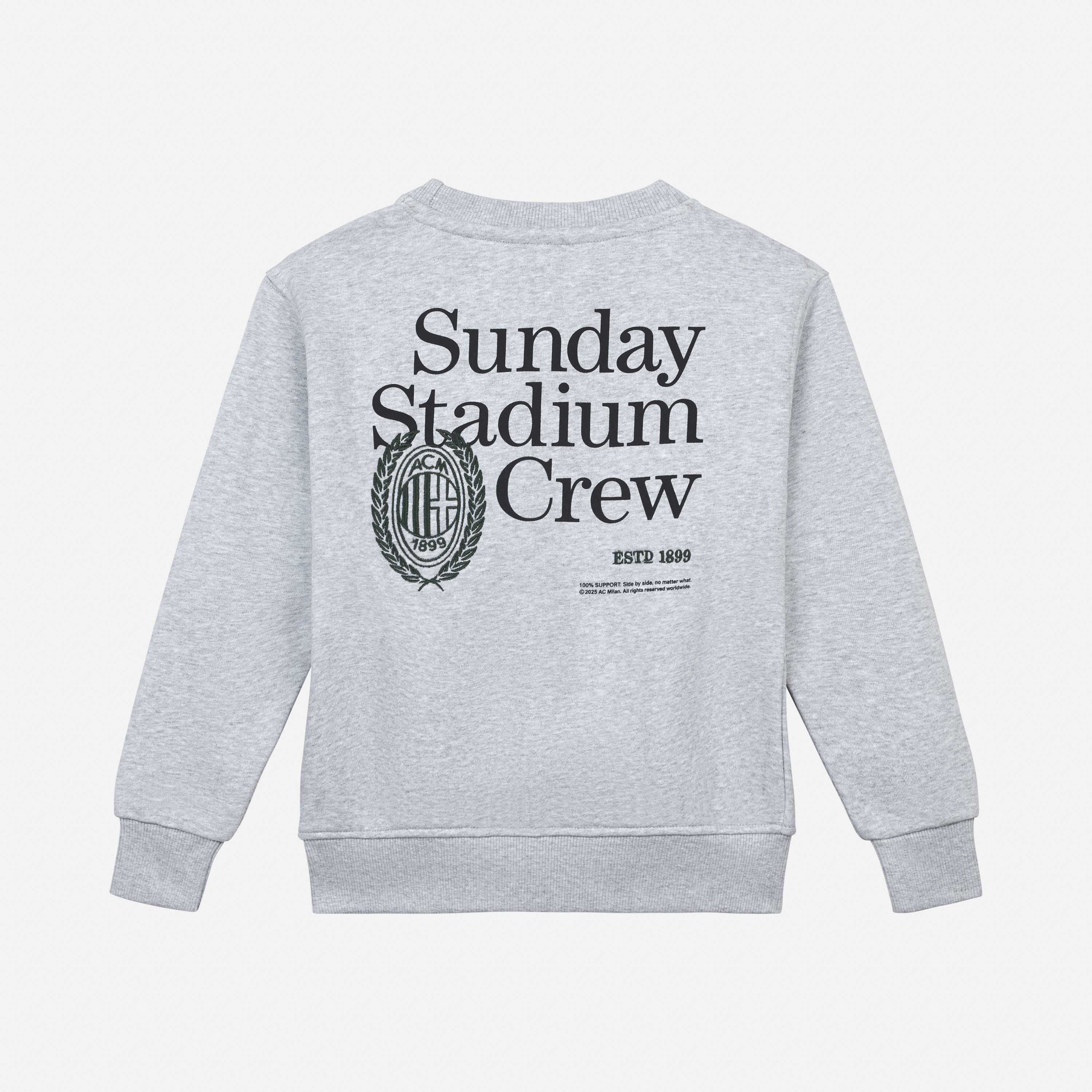 FELPA MILAN GRIGIA SUNDAY STADIUM CREW BAMBINO - Image 3