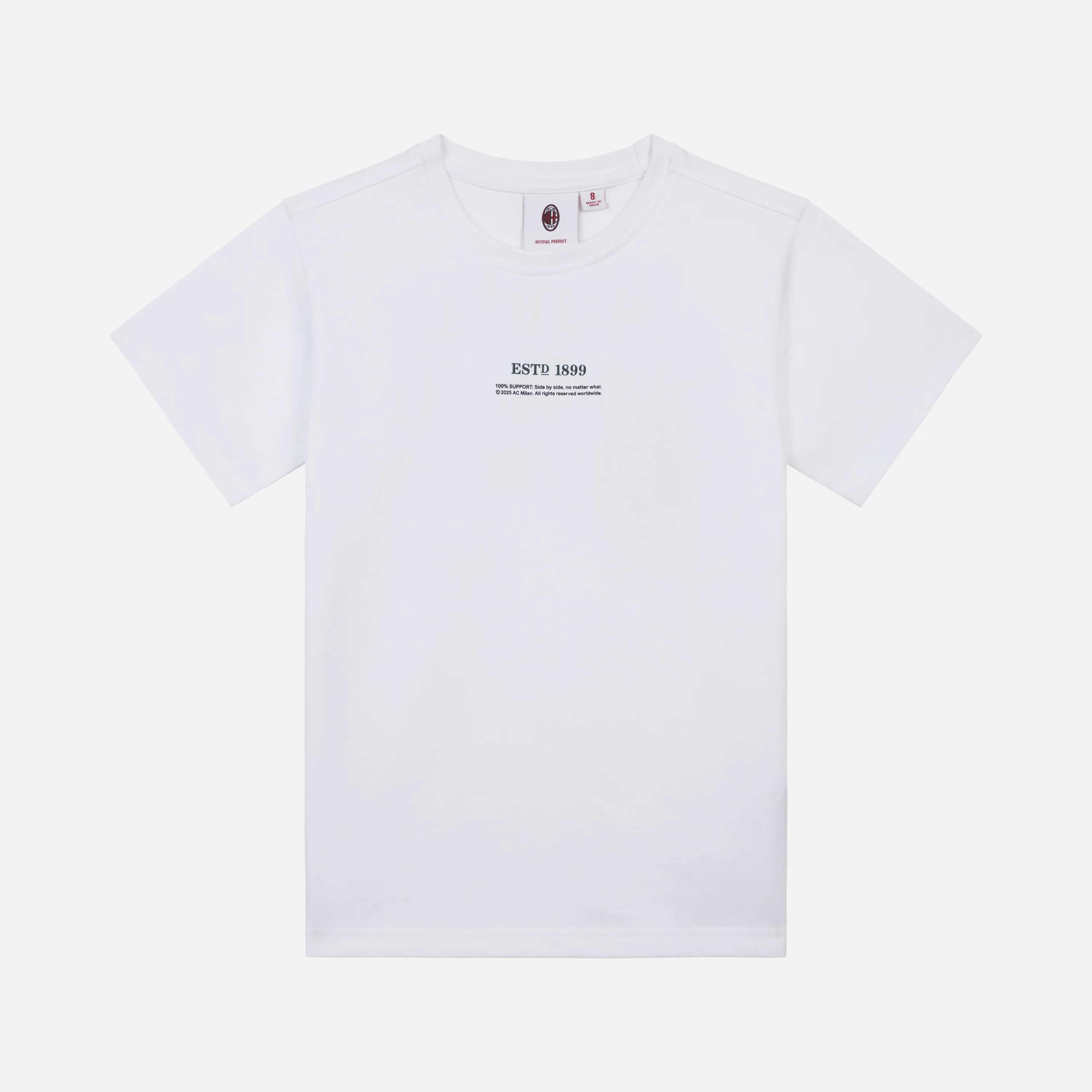 T-SHIRT MILAN BIANCA SUNDAY STADIUM CREW BAMBINO