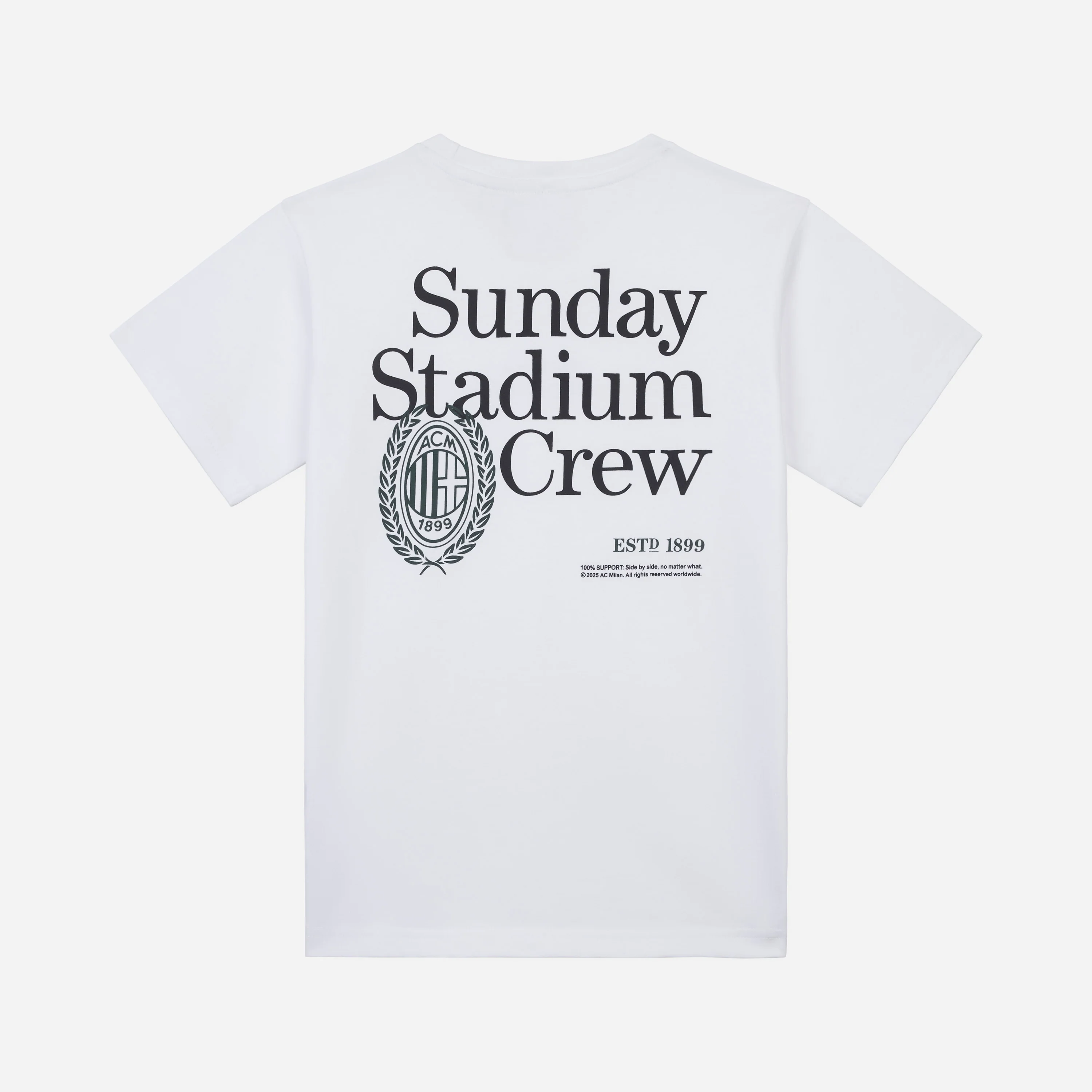 T-SHIRT MILAN BIANCA SUNDAY STADIUM CREW BAMBINO - Image 3