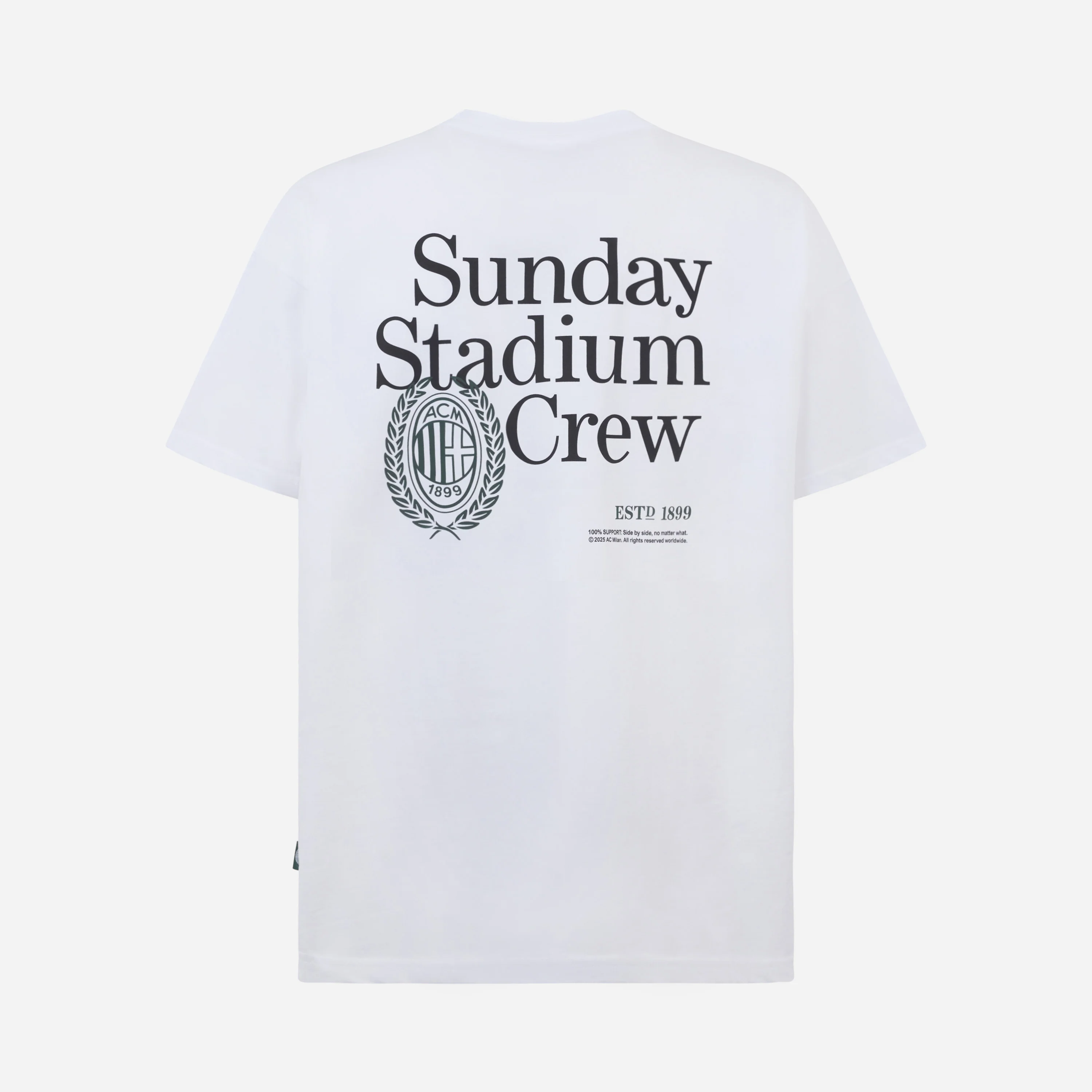 T-SHIRT MILAN BIANCA SUNDAY STADIUM CREW - Image 3