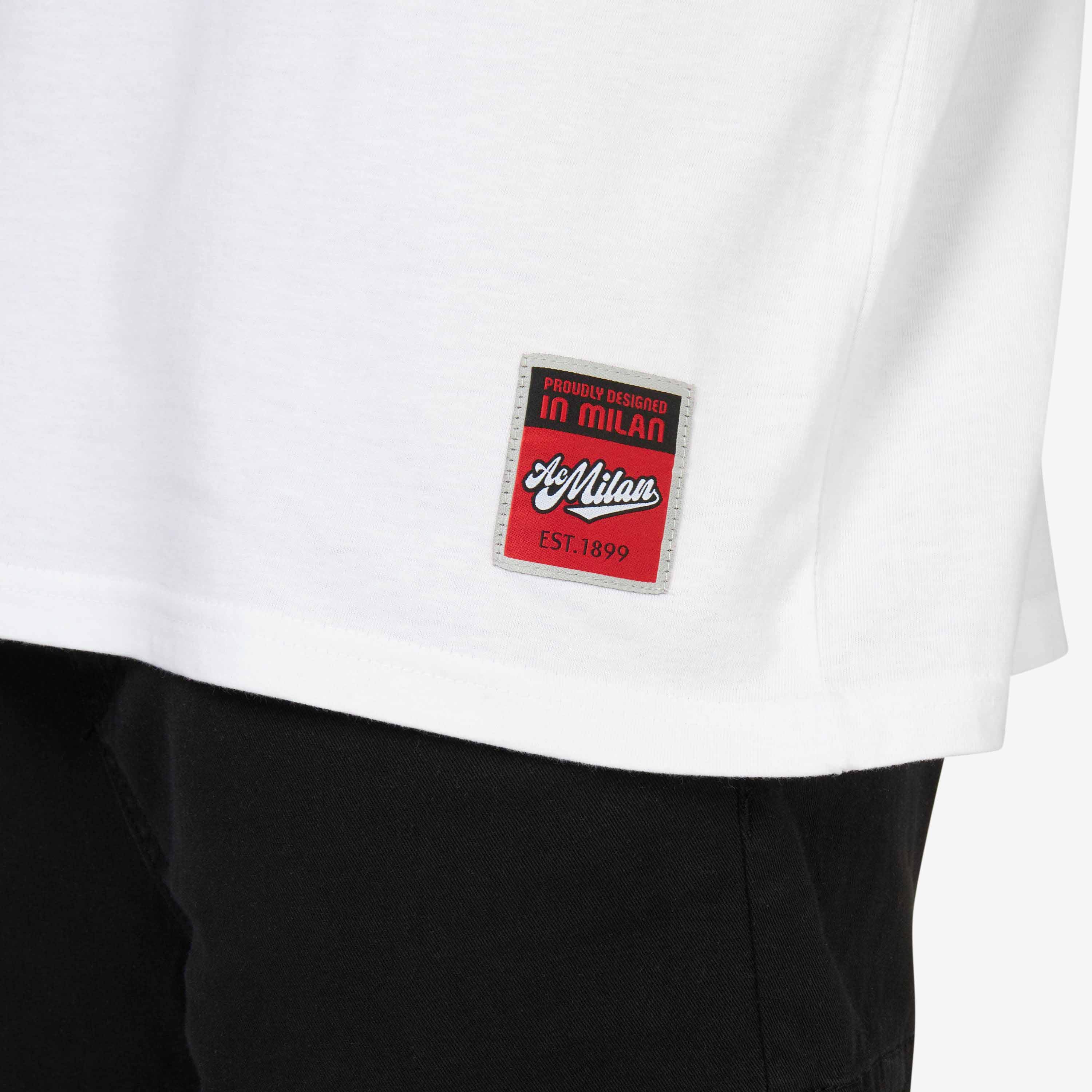 T-SHIRT OVERSIZE CON GRAFICA MILAN URBAN COLLECTION - Image 8